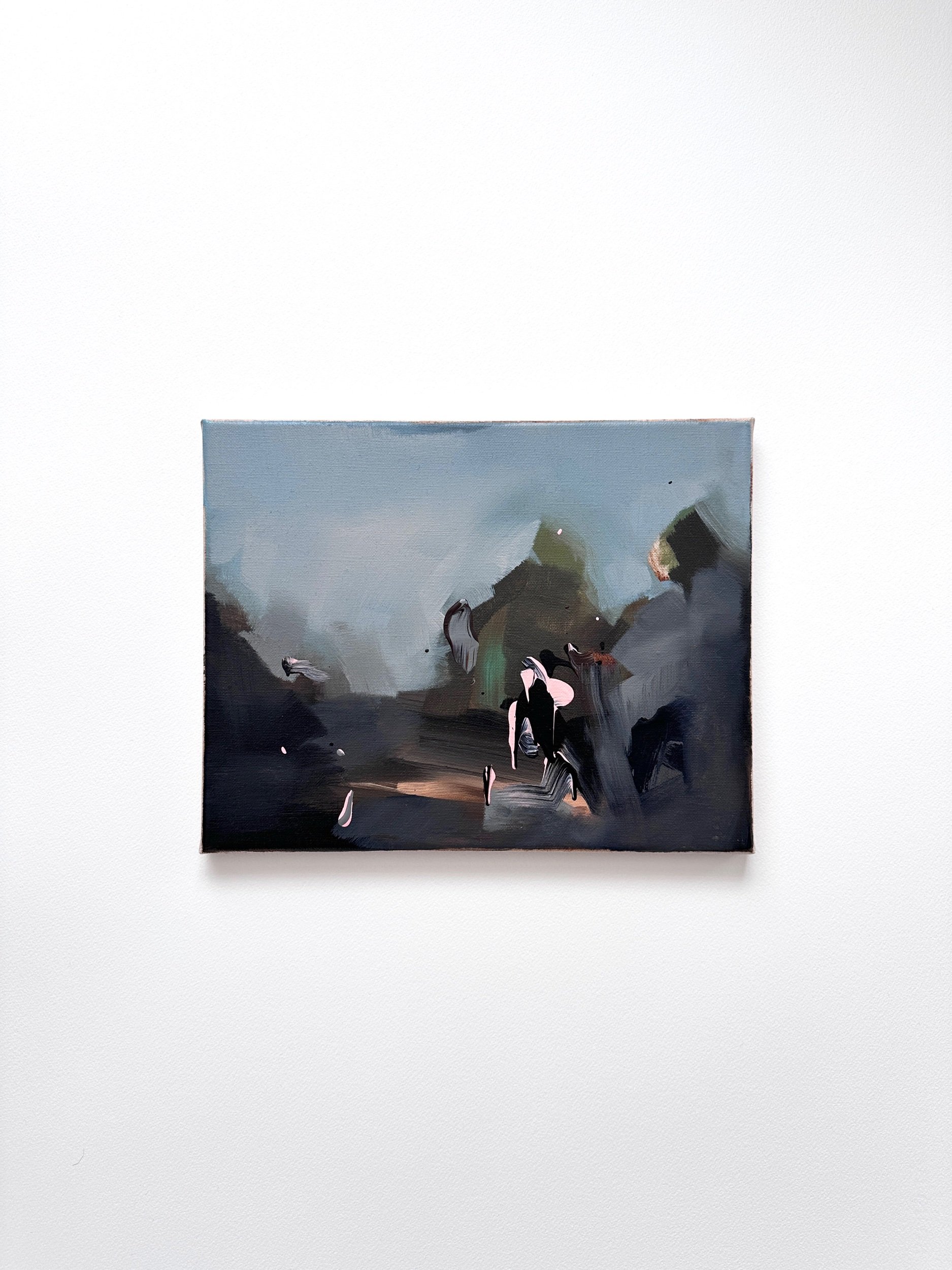 Untitled , 2024 Acrylic on linen 24 x 30 cm