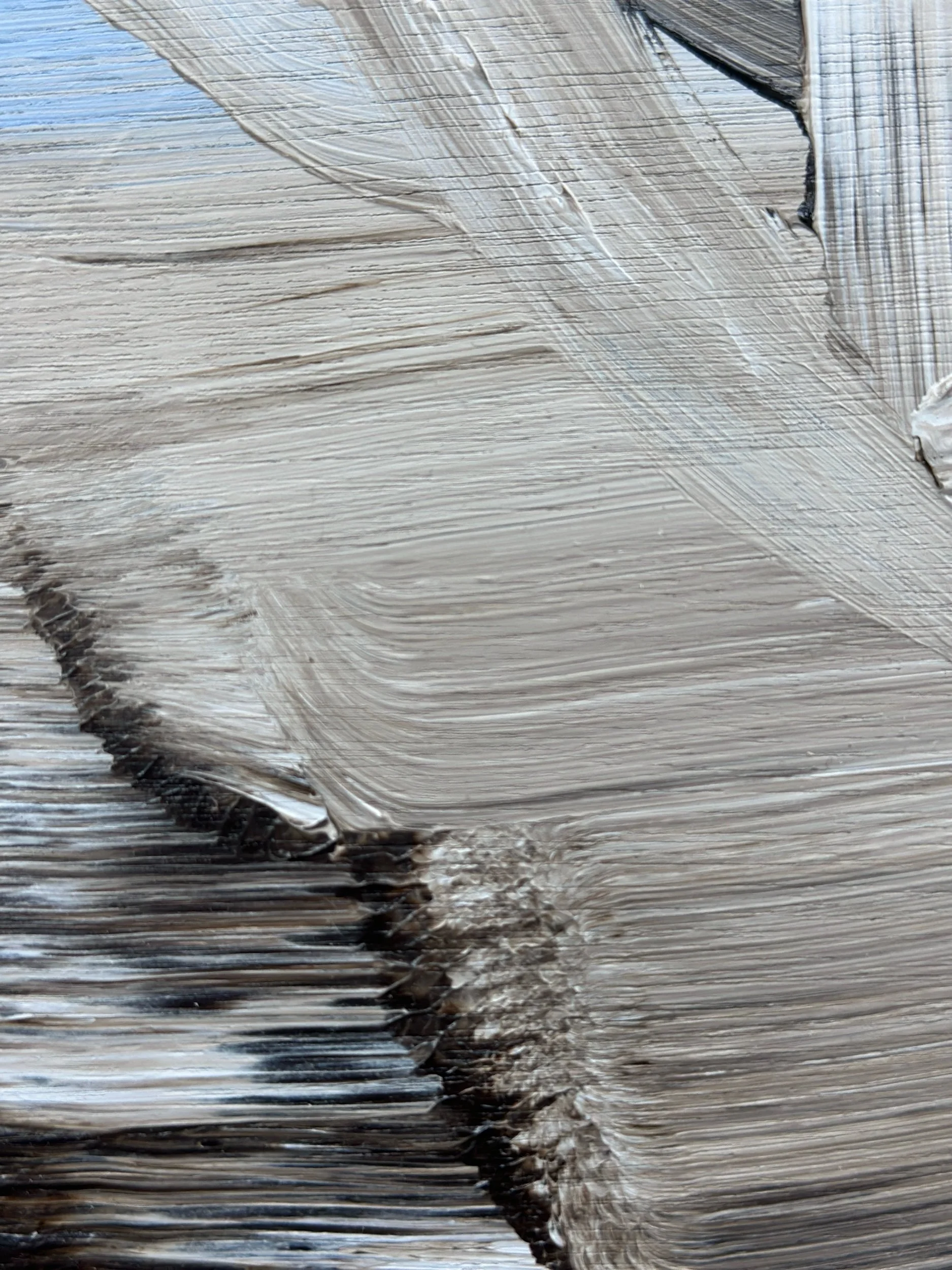     Clouds (details) , 2025  Acrylic on plywood  20 x 25 cm   