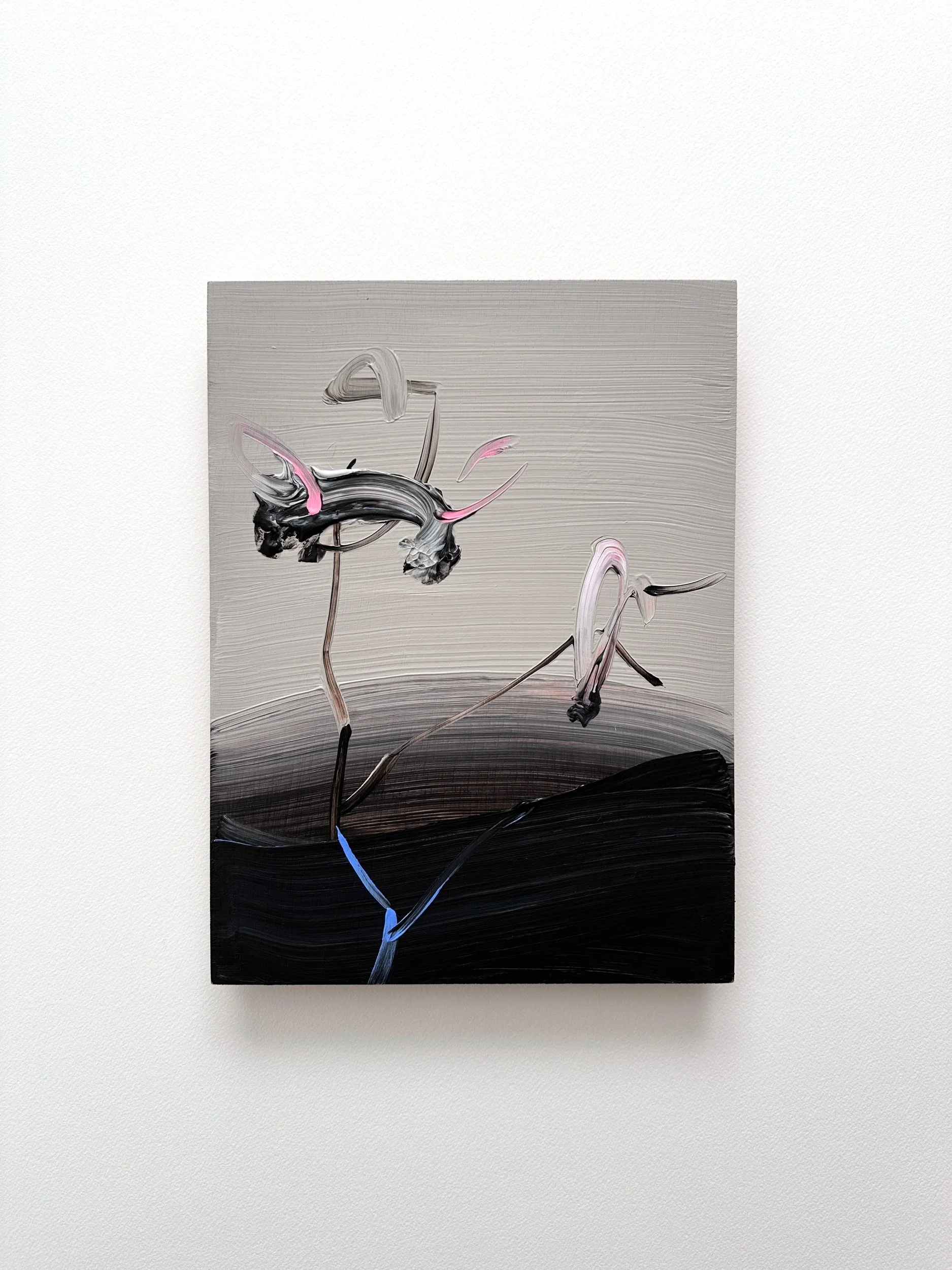     Calyx 6 , 2025  Acrylic on wooden panel  30 x 23 cm   