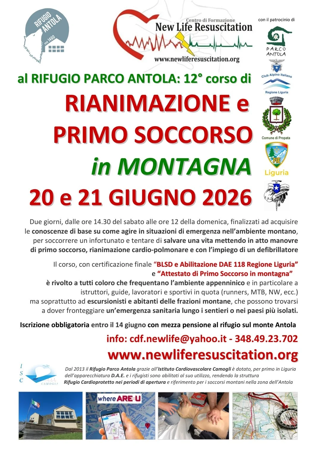 Rianimazione e primo soccorso in montagna