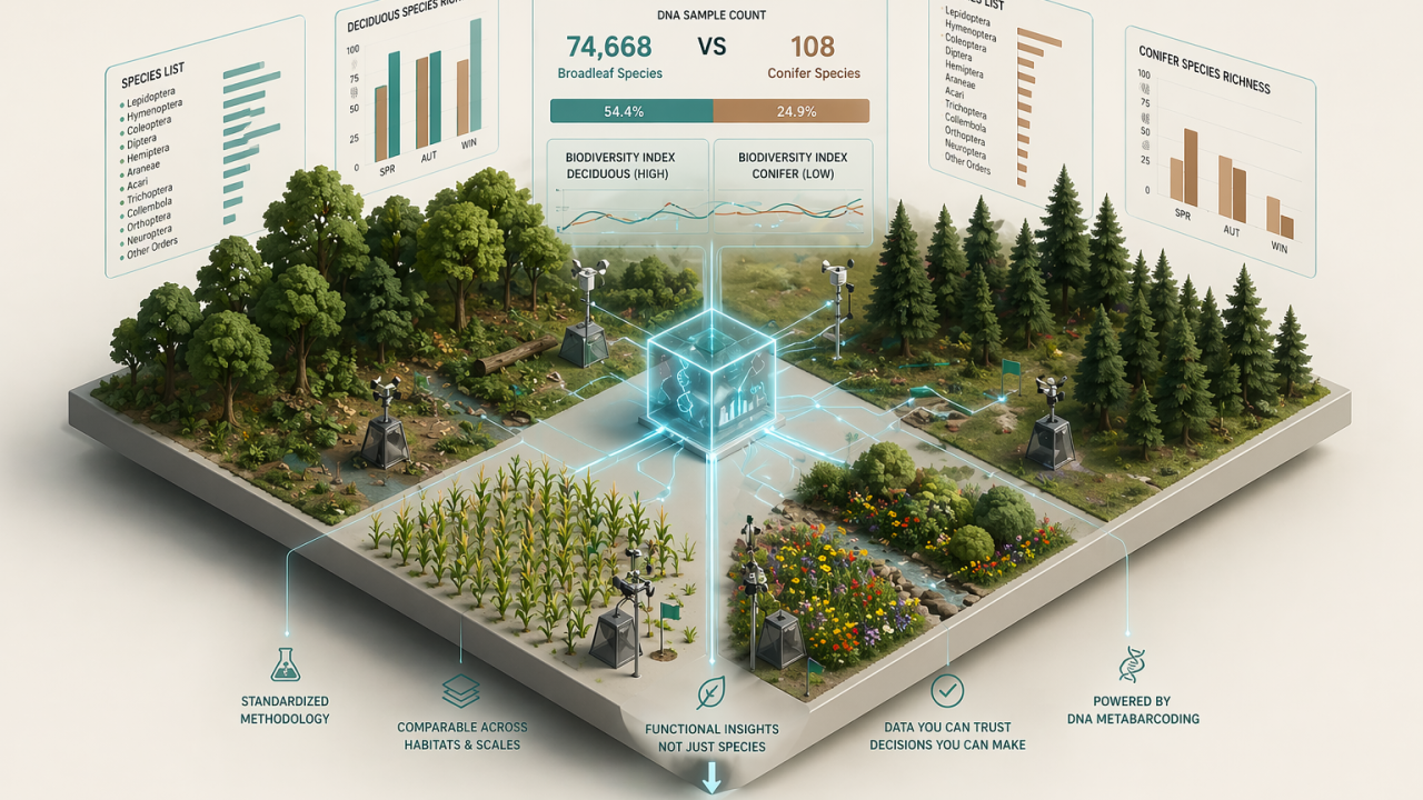 Flächenvergleiche: Biodiversität im räumlichen Kontext