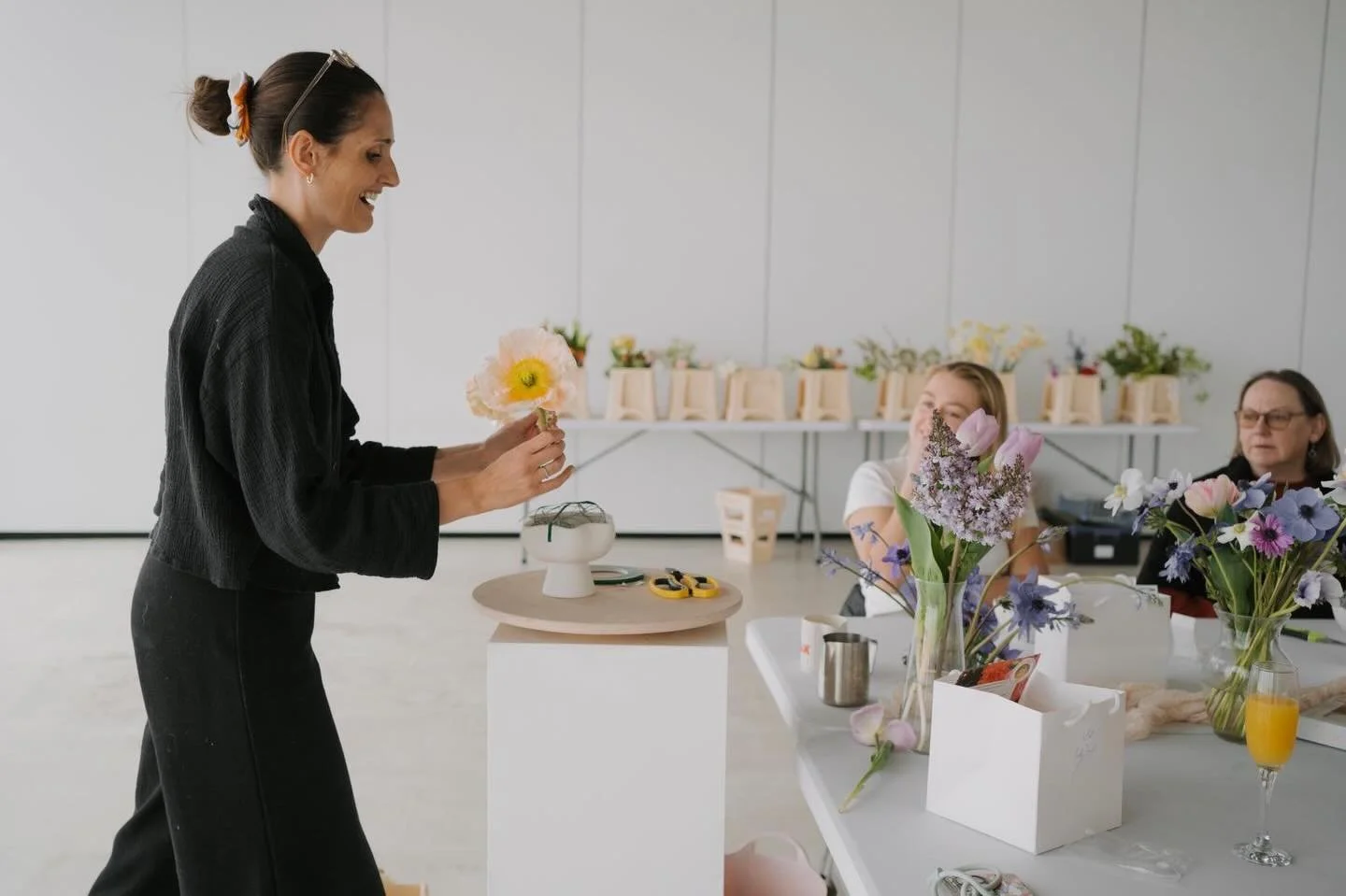 Always unfiltered joy for the first poppy of the season.

Photographer: @abigailwatson__ 
Venue: @turnercontemporary 
Floral designer @whatalovelybunch 
Event: Bloom to Bowl spring workshop 

#turnercontemporary #margate #sustainablefloristry #poppy 