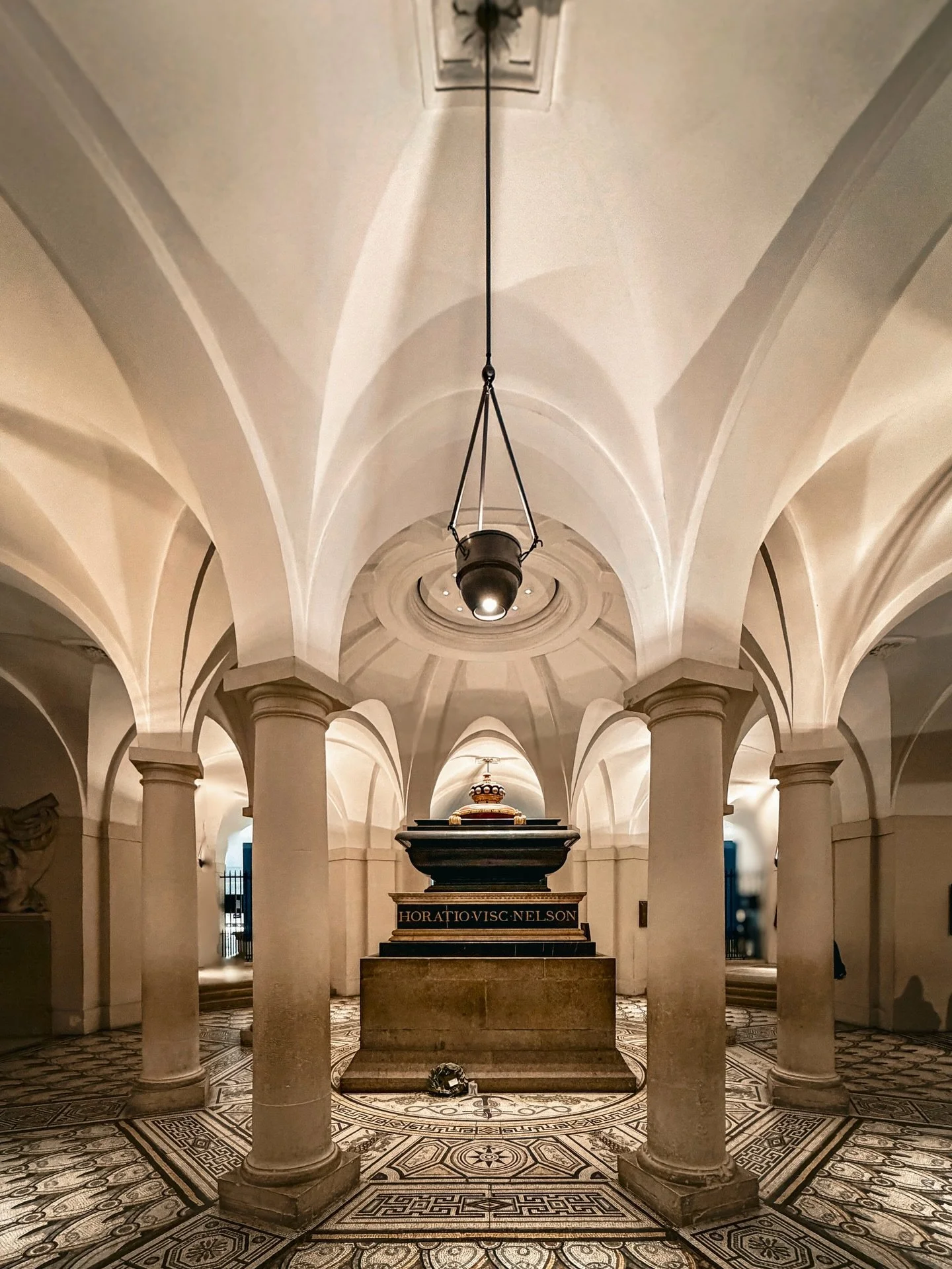 England expects that every man will do his duty.

The tomb of one of my heroes, Admiral Lord Horatio Nelson, rests in the crypt of St Paul&rsquo;s Cathedral directly beneath the central dome. Buried on 9 January 1806 after his death at the Battle of 