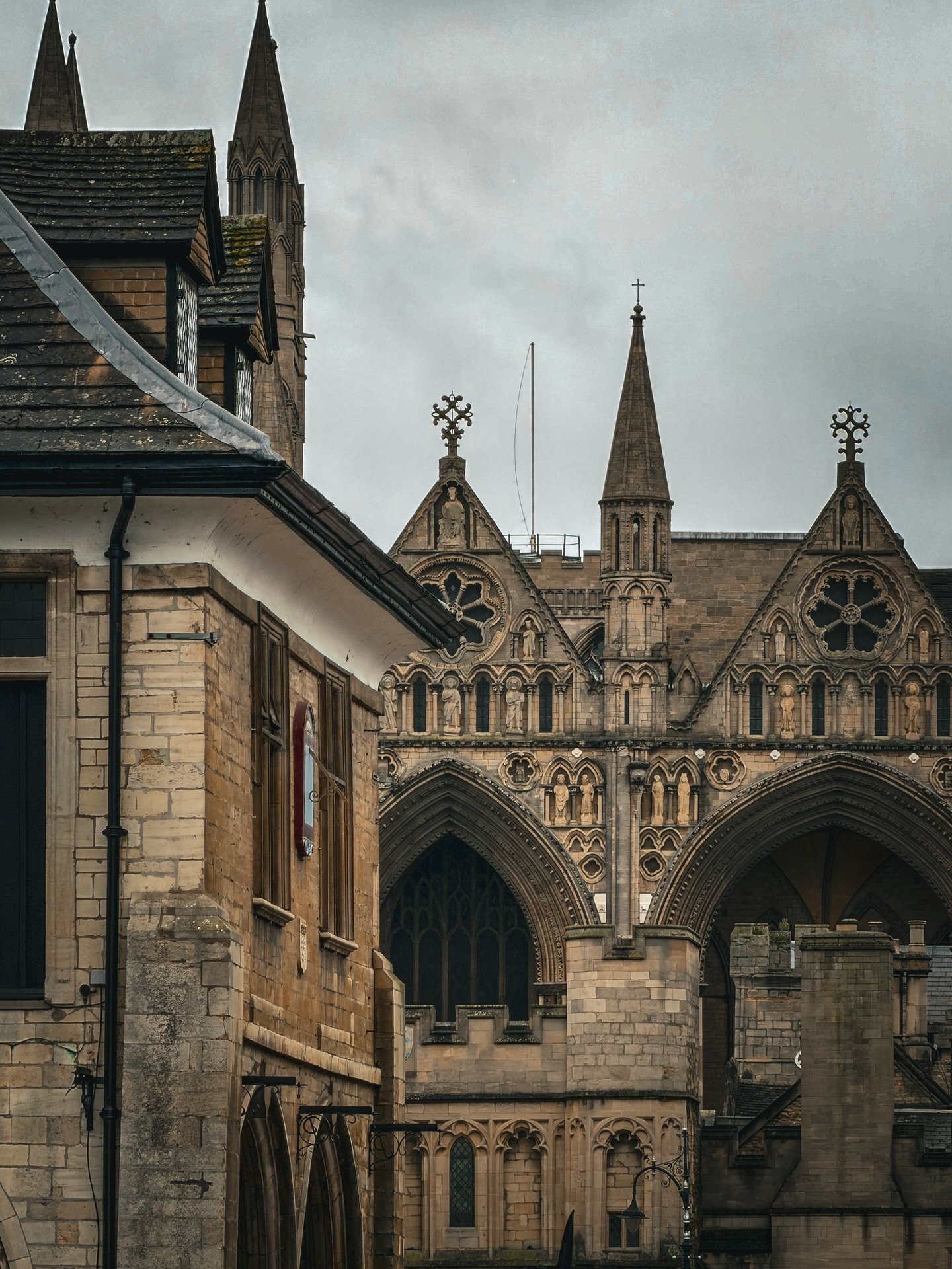 A few shots from the streets of Peterborough.

Around Cathedral Square, the historic centre still offers glimpses of a far more characterful past&mdash;before the spread of post-war development.

Designated a &ldquo;Mark Three&rdquo; New Town in 1967