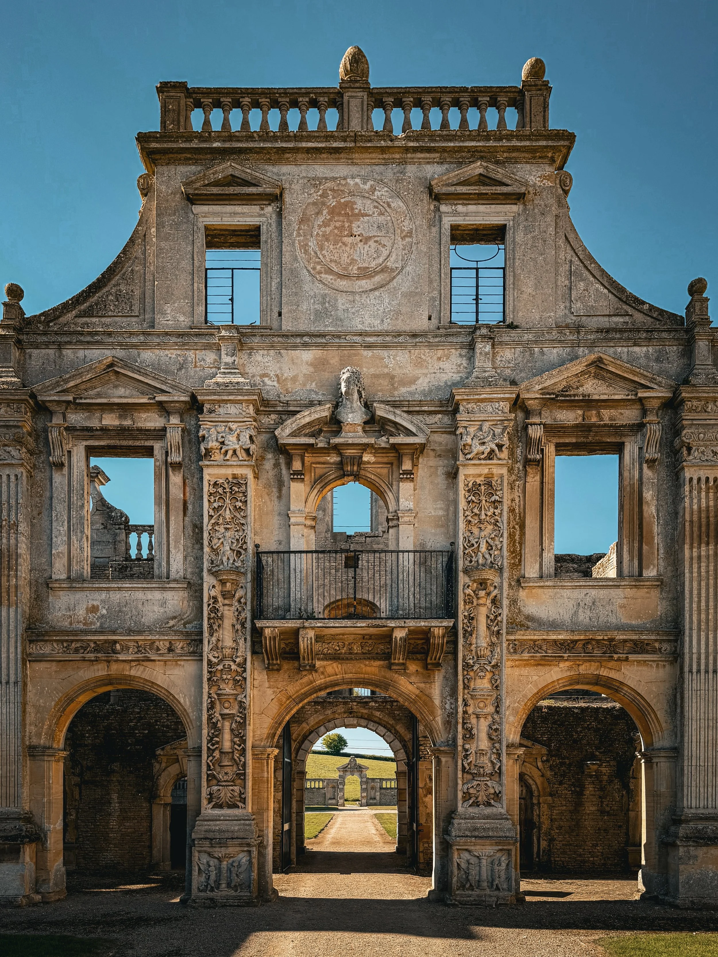 Kirby Hall is a Grade I listed Elizabethan country house near Gretton in Northamptonshire, close to Corby. Built in 1570 for Sir Humphrey Stafford of Blatherwick, it was later purchased by Sir Christopher Hatton, Lord Chancellor to Queen Elizabeth I.