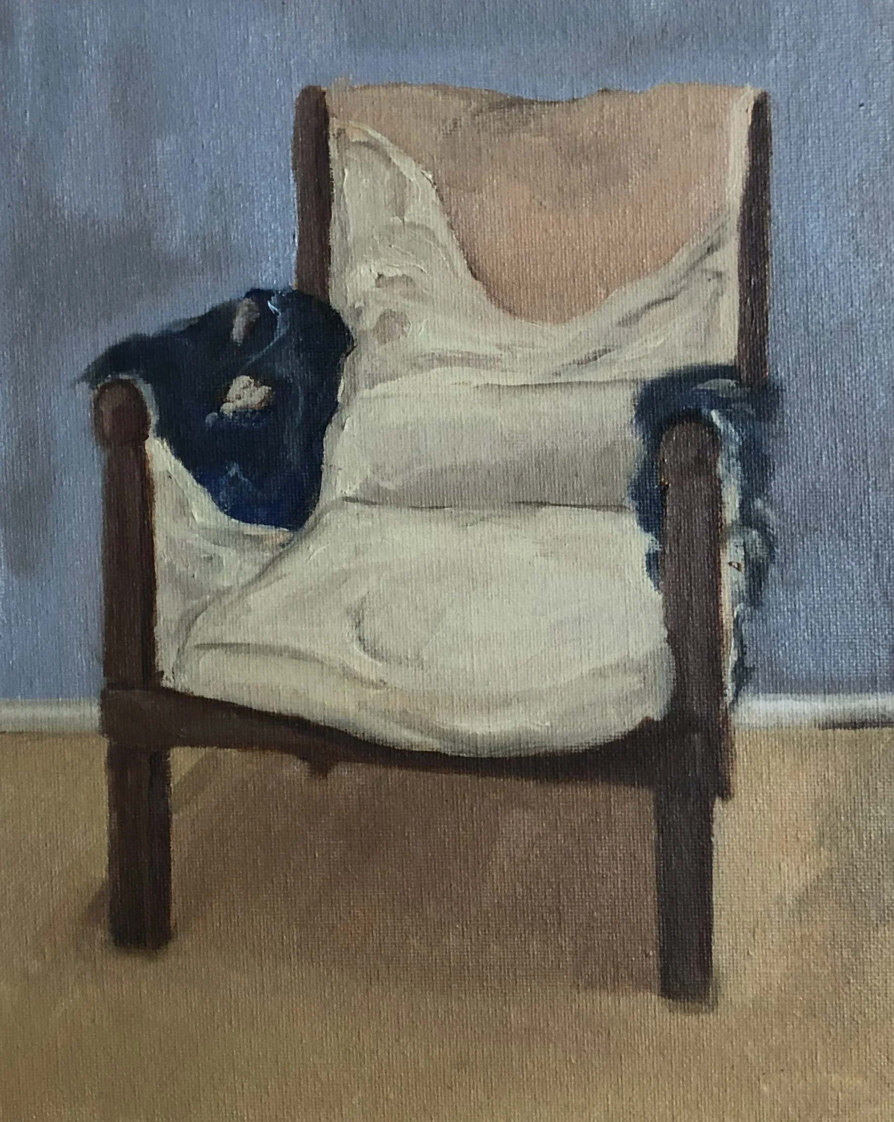 Bertie, Oil on canvas board, 20 x 25.5cm, 2026