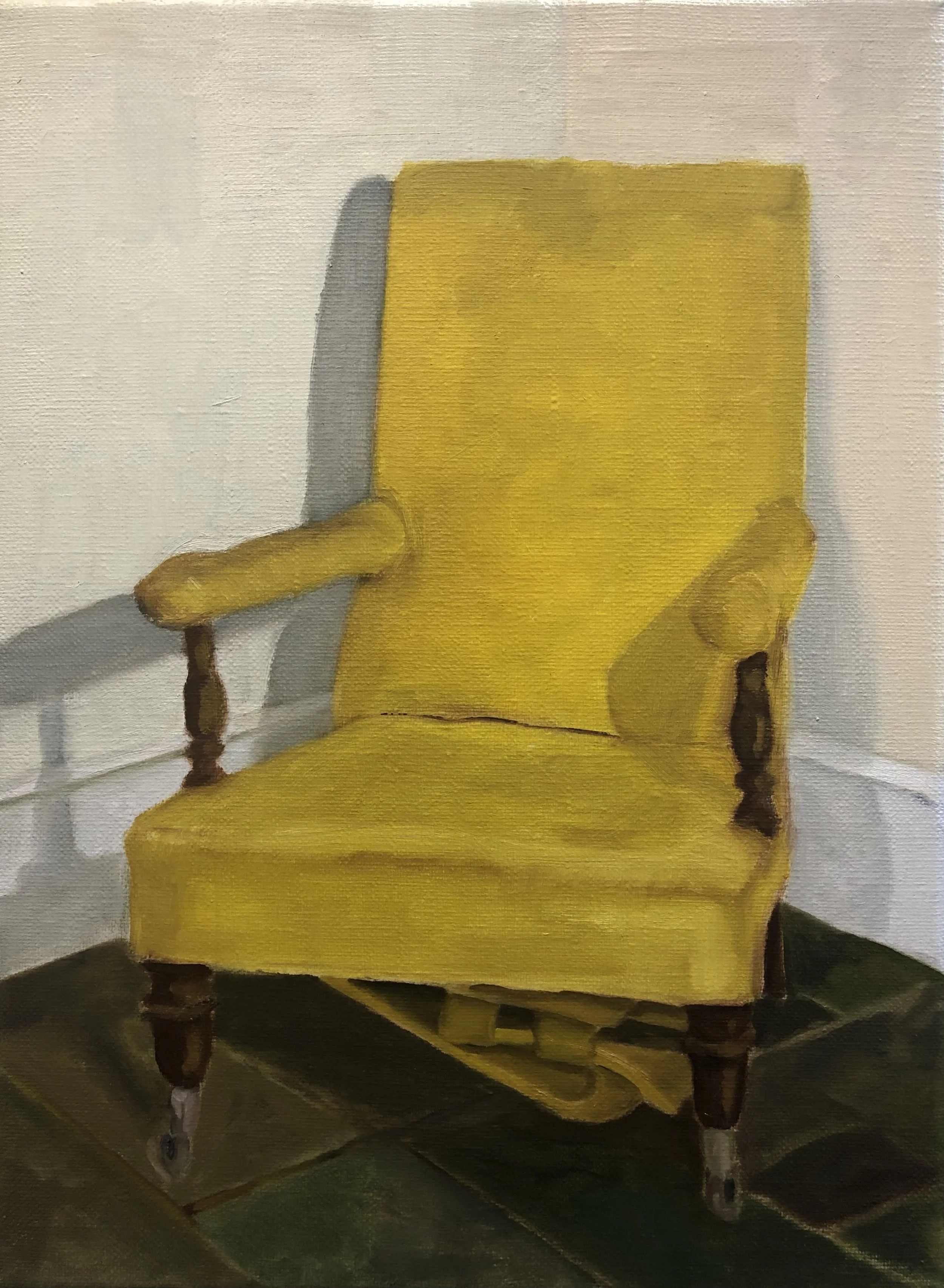 Mother's Armchair, Oil on canvas, 40 x 30cm, 2026