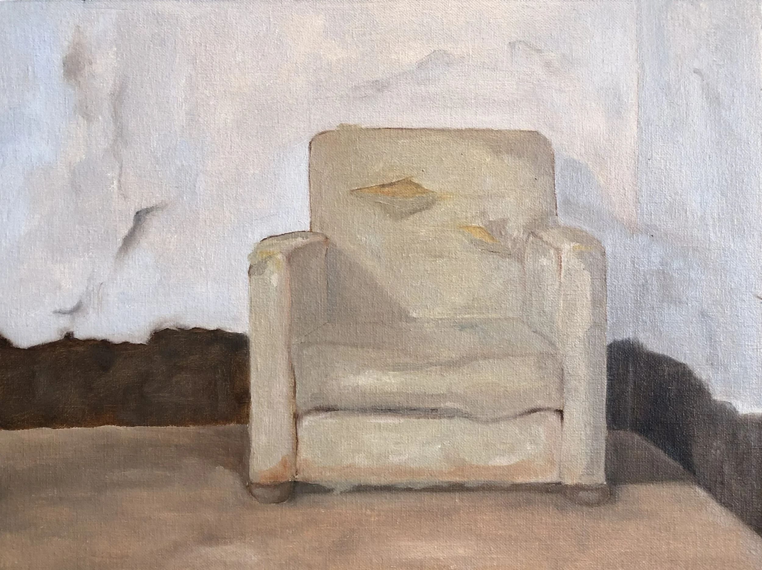 Untitled, Oil on canvas board, 40 x 30cm, 2026