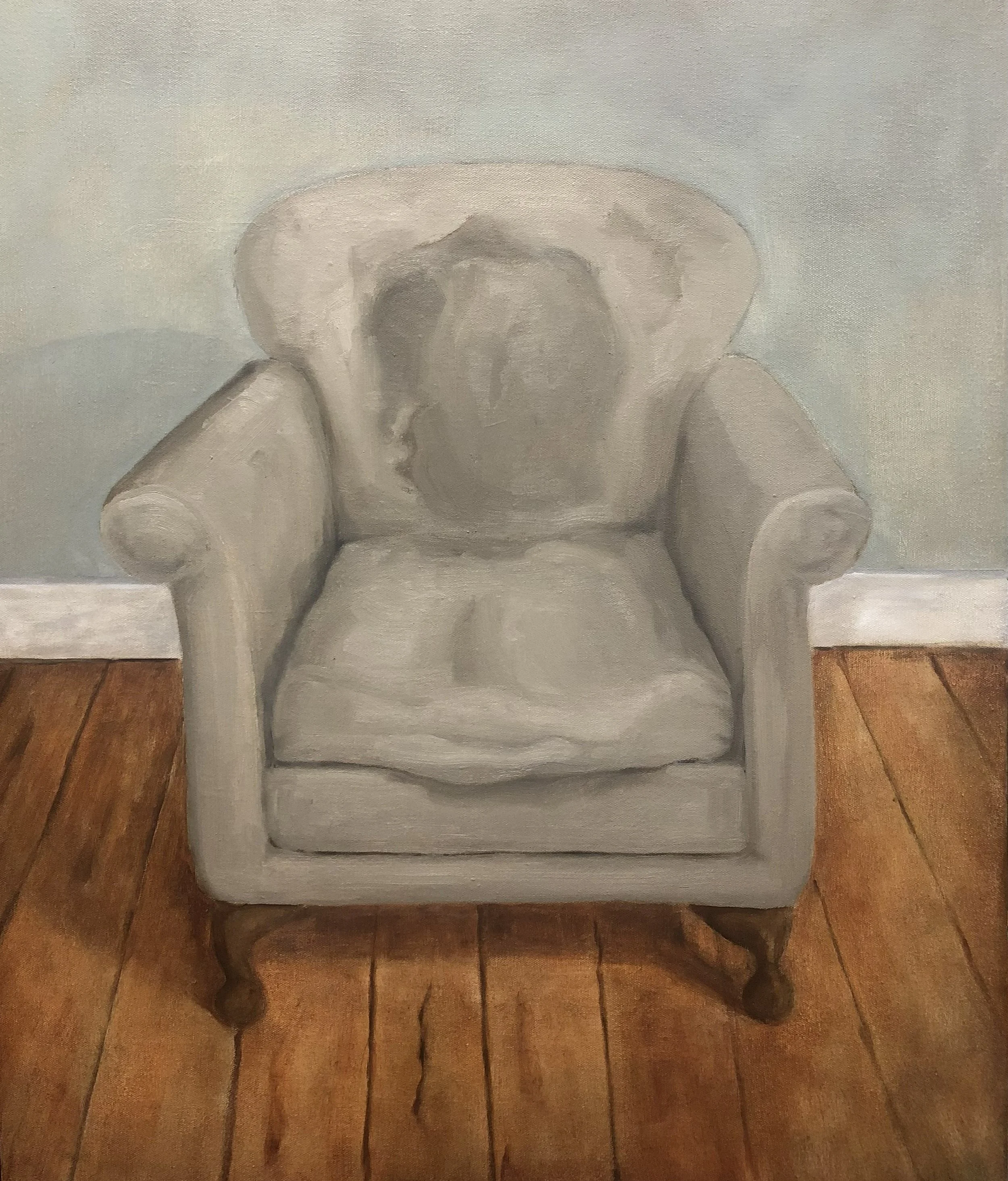 Always in contemplation, oil on canvas, 60 x 50cm, 2026. £155