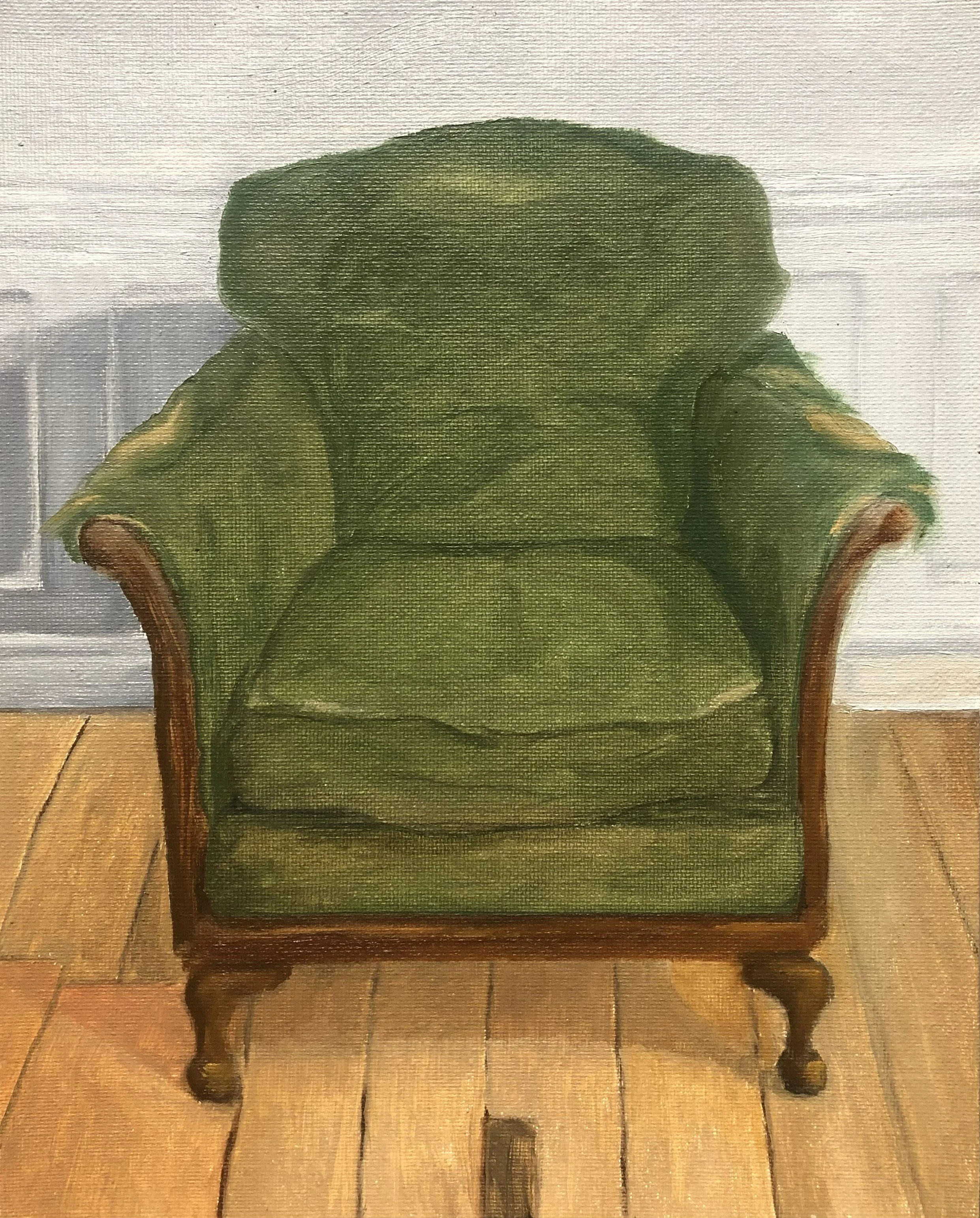At Ease, Oil on canvas board, 20 x 25.5cm, 2026