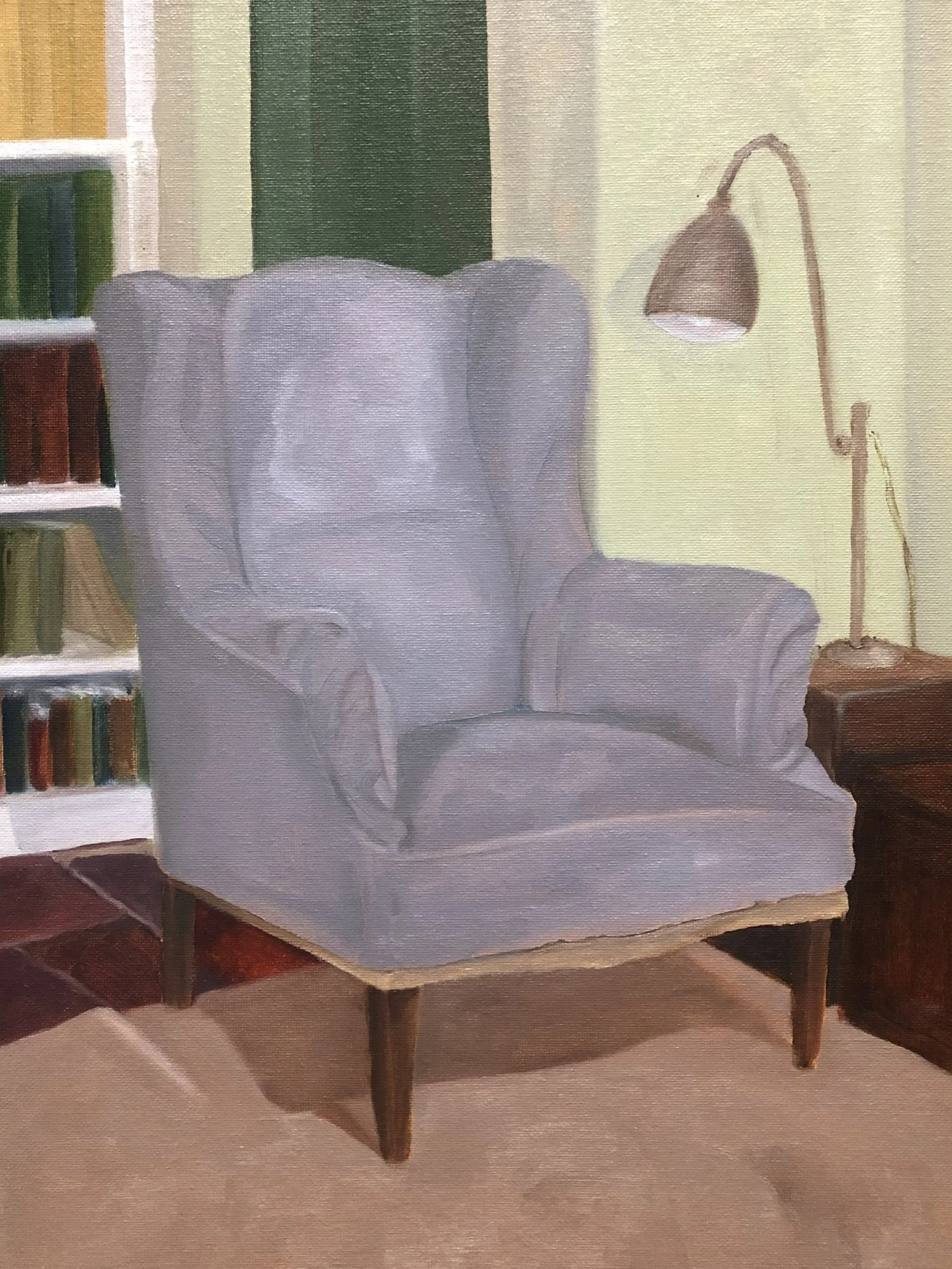 The Study, Oil on canvas board, 30 x 40cm, 2026