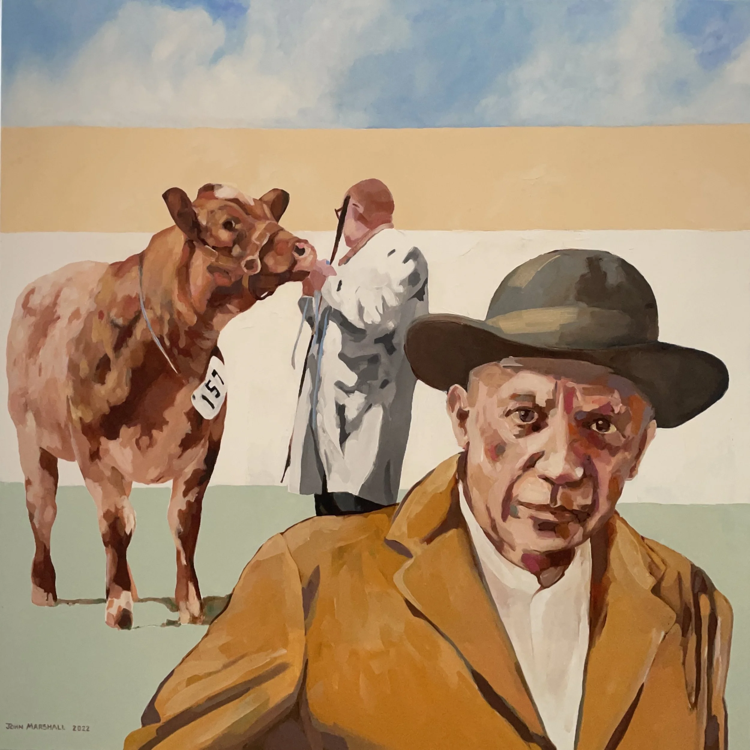 ‘Lost Picasso’ £1,000 Oil on Canvas. 100 x 100cm. Unframed