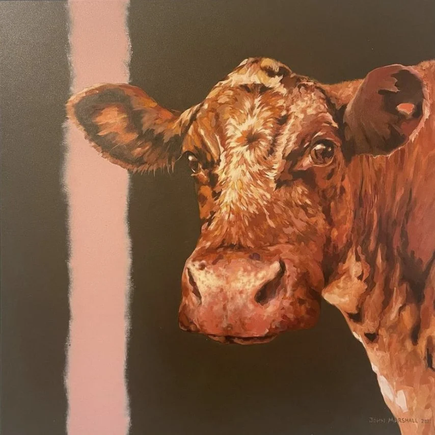 ‘Sugar Town’ . Studio price £2,600. 100 x 100 cm. Oil on Canvas. Framed