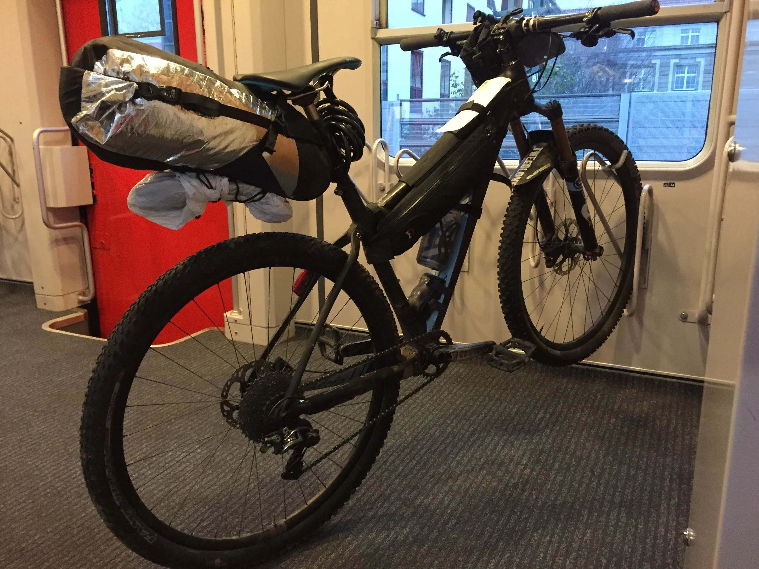 Bike plus train equals joy