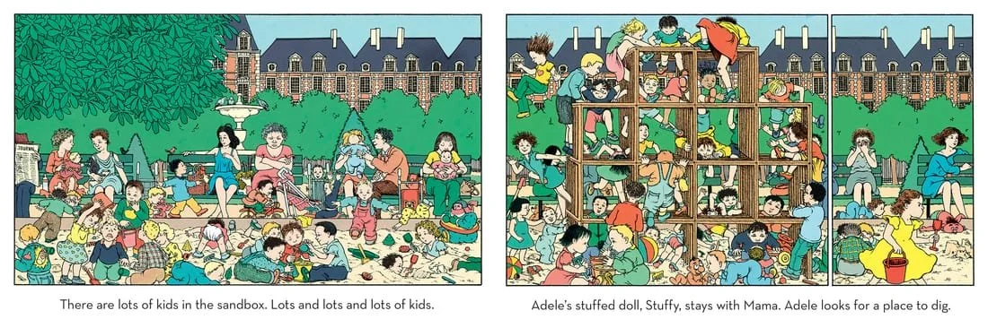 Adele and the Sand Dragon in Claude Ponti’s Adele in Sand Land