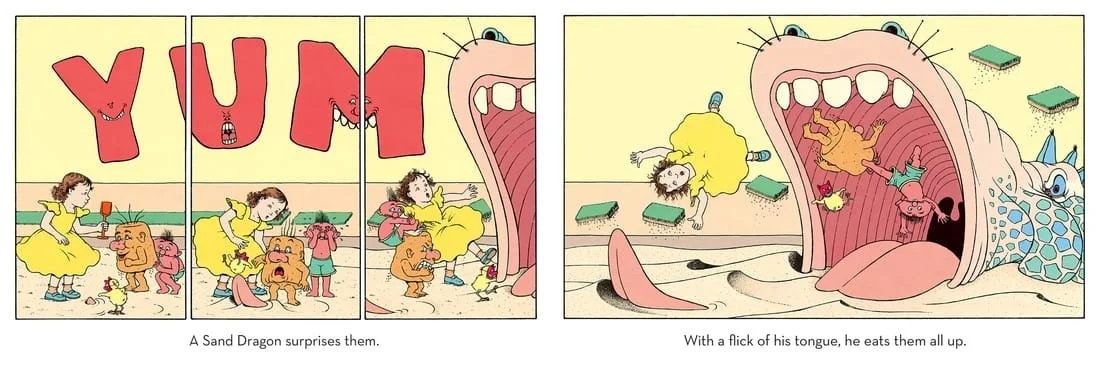 Adele in Sand Land Alice in Wonderland reference
