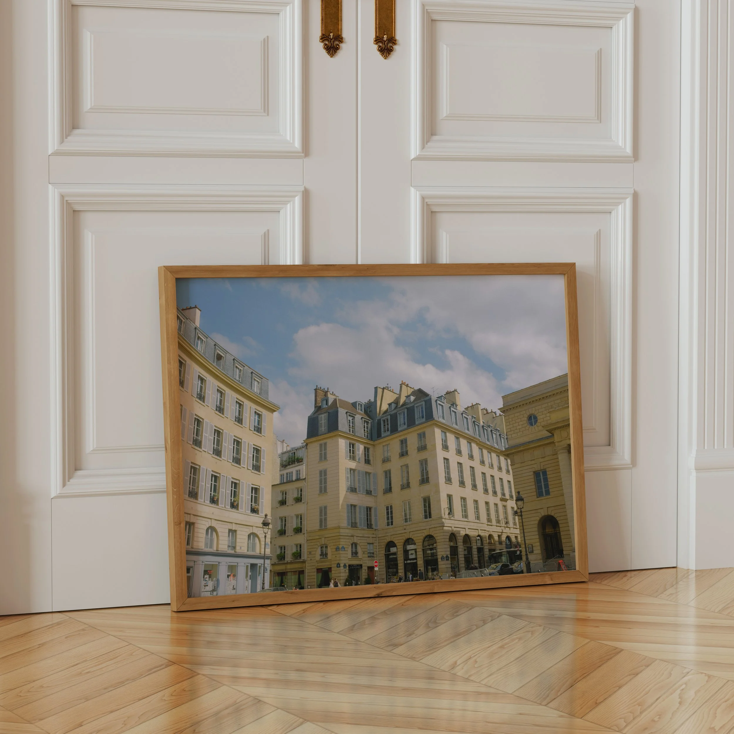 butter-yellow-blue-parisian-facade-frame against door.jpg