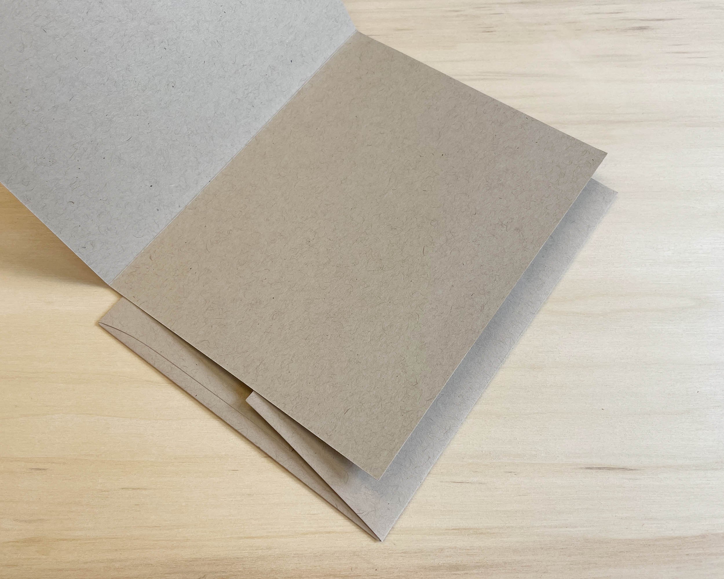 Letterpress greeting card Hello Foxy interior