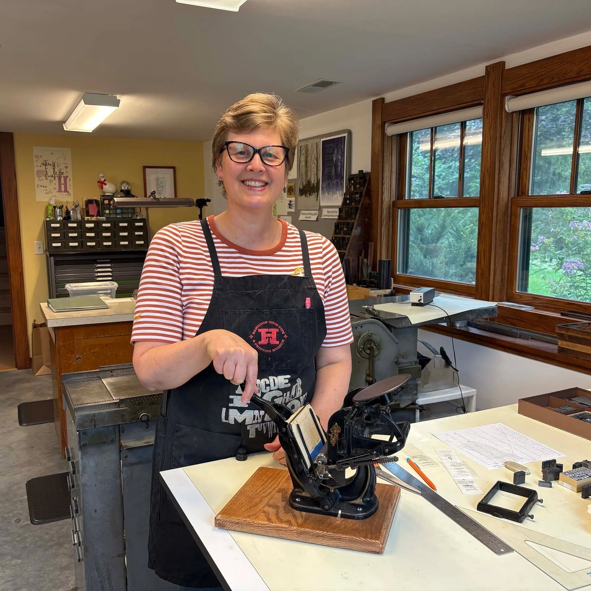 We're taking the show on the road! Join Christy on Sunday, September 21, 12 p.m. - 2 p.m. at Garden Wall Bookshop in Verona, Wis. (a.k.a. Kismet Books). Christy will be offering a free, hands-on, letterpress demo and bookmark printing activity. This 