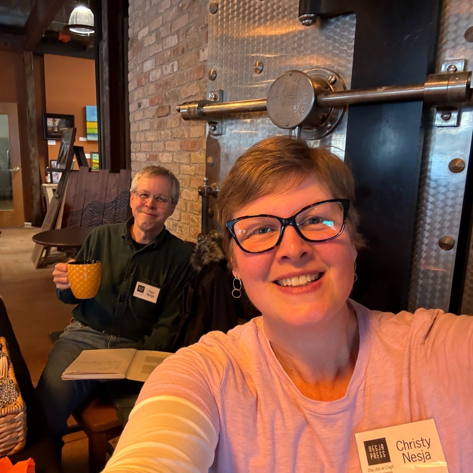 We enjoyed meeting lots of folks and sharing our love of letterpress yesterday, especially the kiddos! Thanks to all who stopped by to visit and print an ornament with us at @makersmarket.moho 🥰

#wisconsinletterpress #gratitude #letterpressdemo