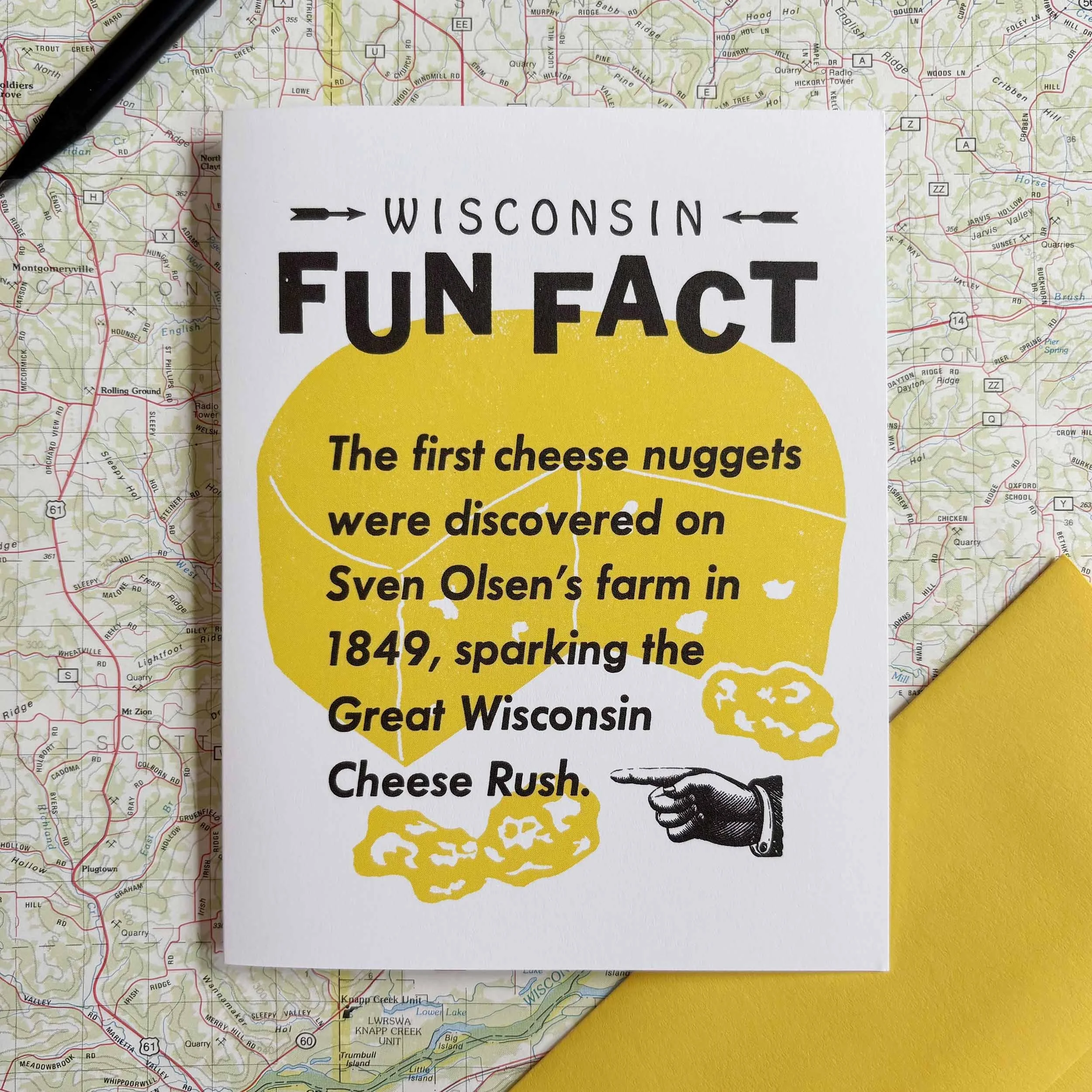 Funny Wisconsin Cheese Card