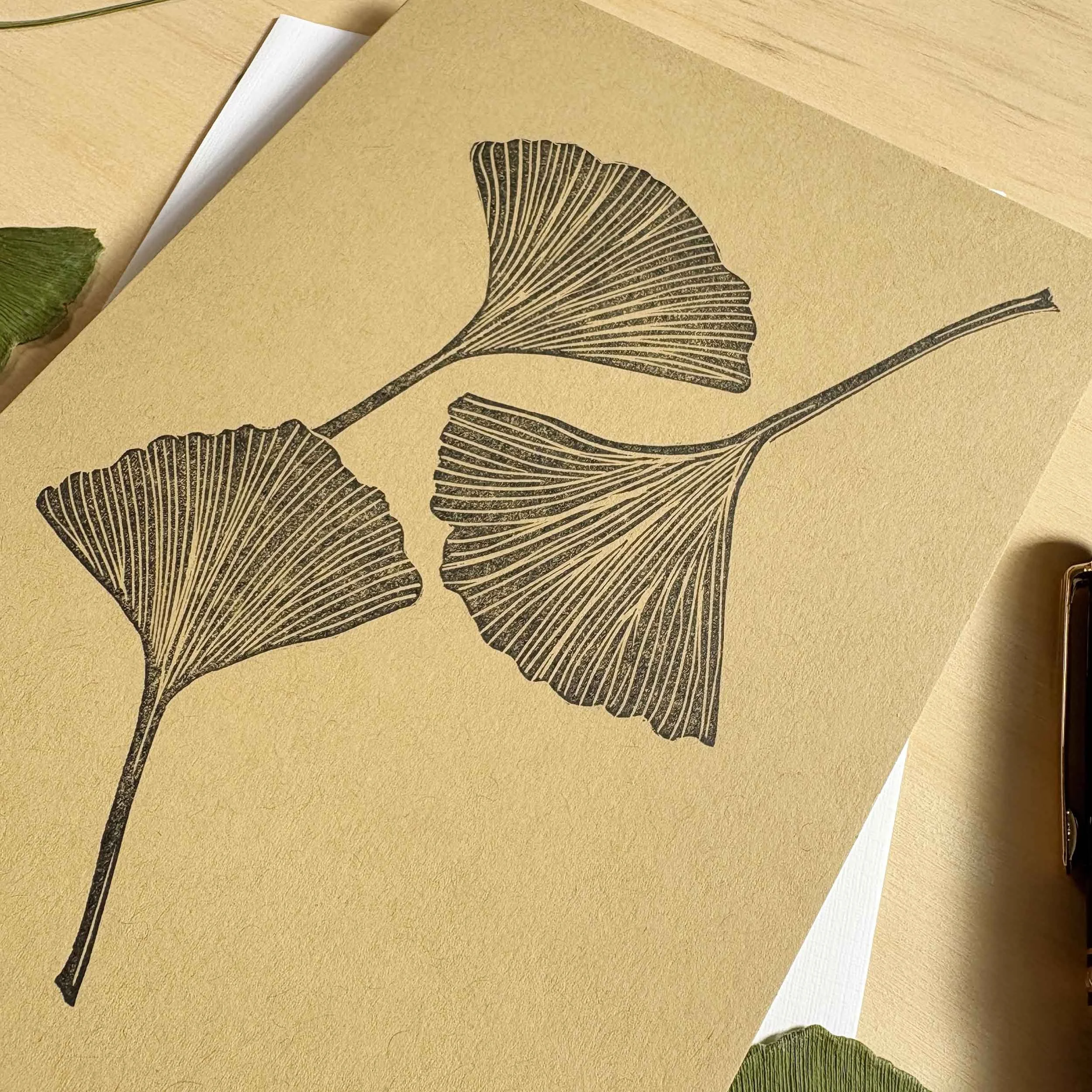 ginkgo-leaves-linocut-letterpress-card-detail-2.jpg