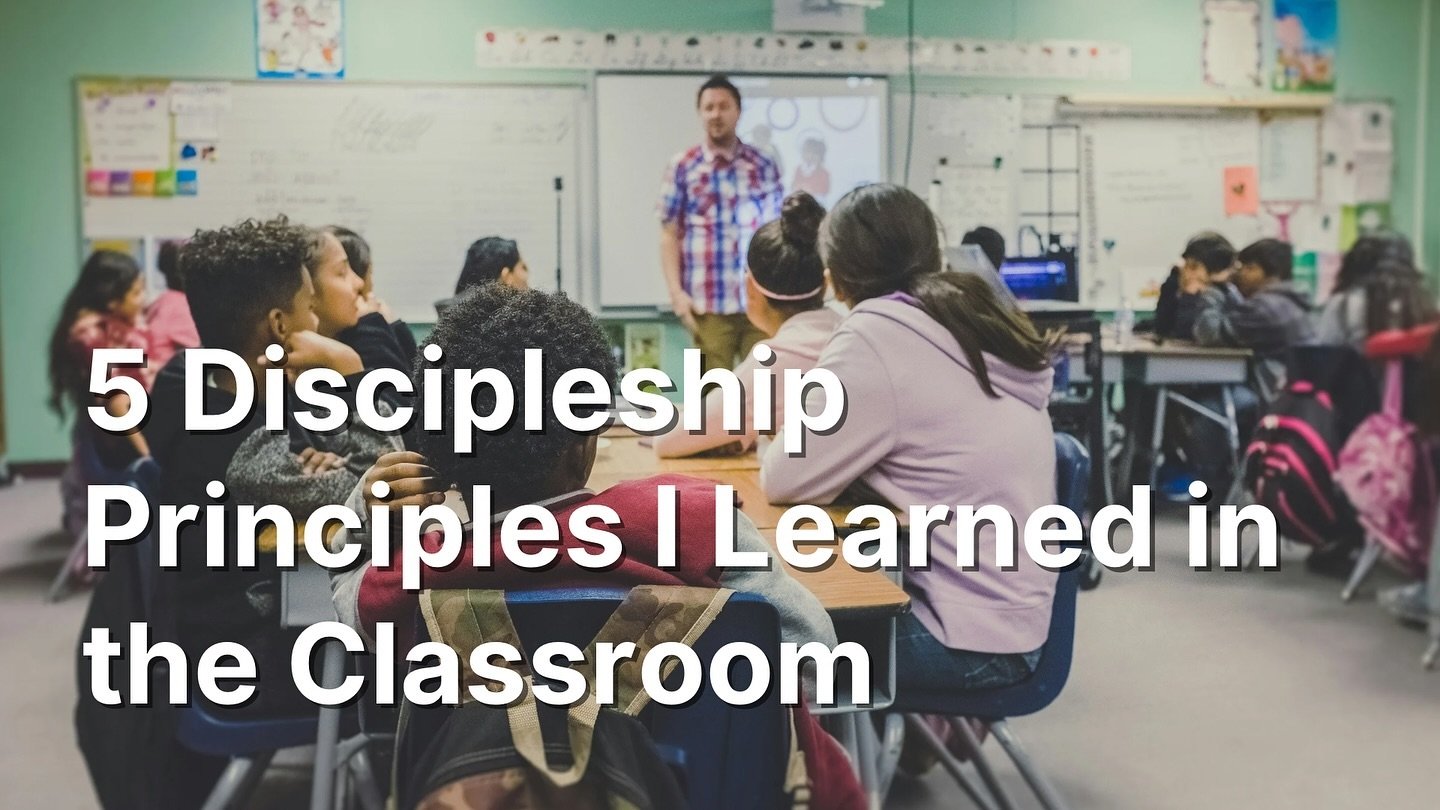 I&rsquo;ve been teaching high school math for the past 5 months, and I&rsquo;ve learned a lot. Most of all about discipleship. Today I share 5 powerful discipleship principles I learned that every pastor should use. 
 
Link in bio

#church #ministry 