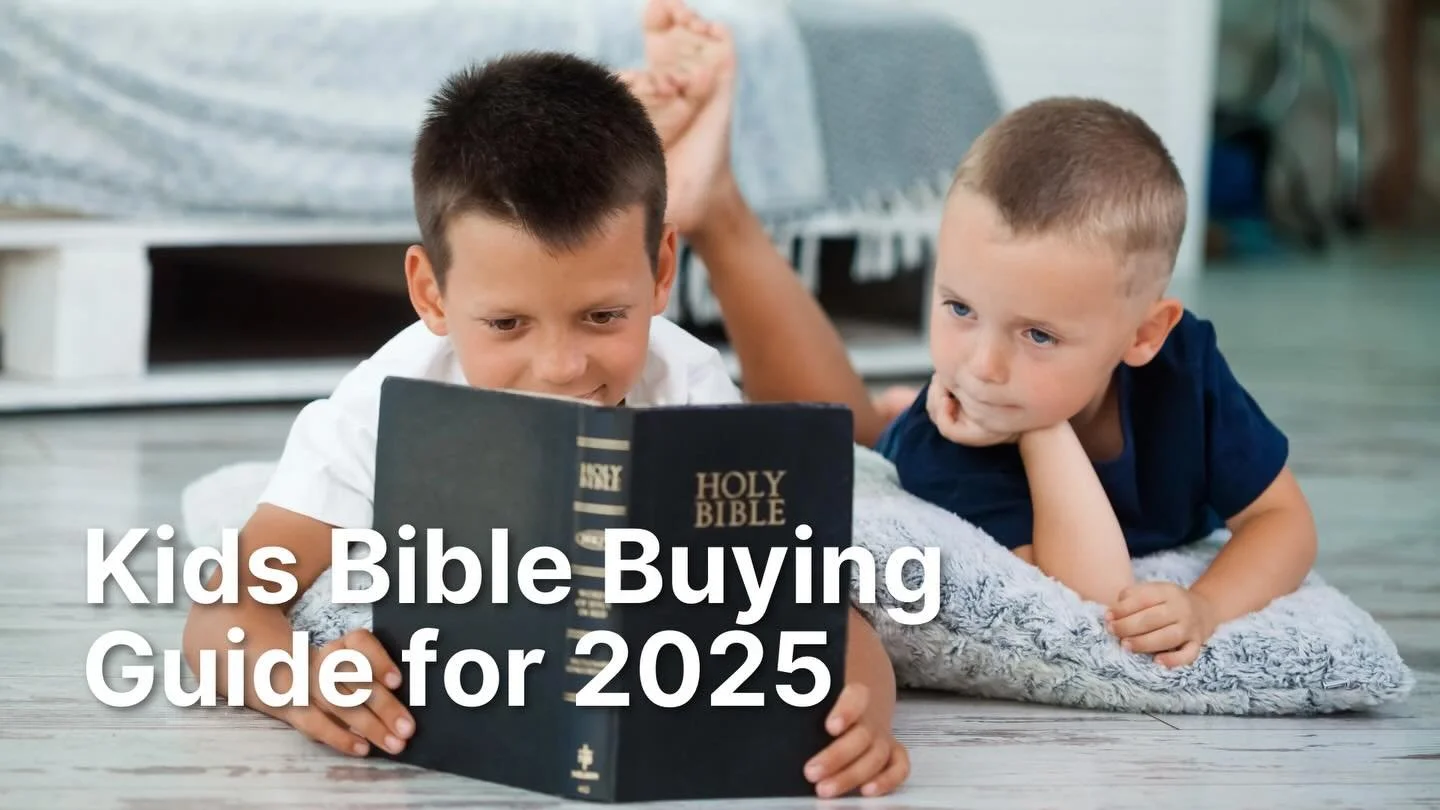 Are you looking for the perfect Bible for your kid this Christmas? I&rsquo;ve updated my Bible Buying Guide for 2025. It helps you find the right translation and decide whether to get whole Bible or Storybook based on your kids&rsquo; age. 

Find the