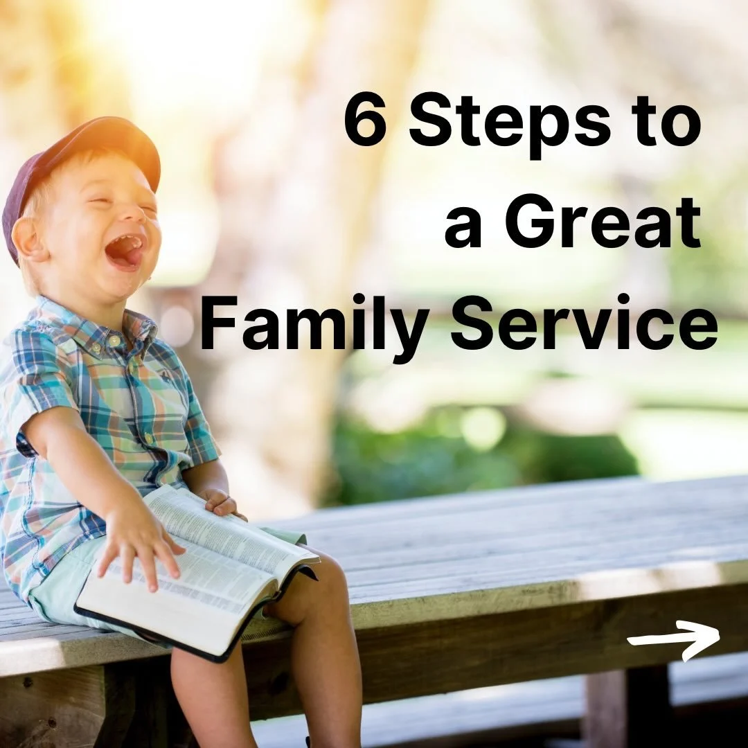 I&rsquo;ve seen a lot of churches are hosting family services for the Easter Season. I&rsquo;m doing one this Sunday. The trick is to make them true family services and not adult services that kids sit in. In this week&rsquo;s post, I share 6 steps t
