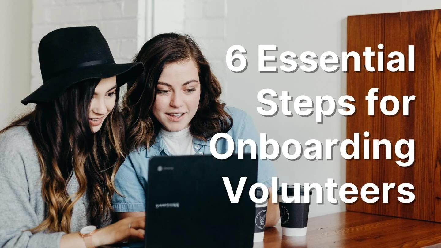 Now that Easter is behind us, it&rsquo;s time to work on your ministry, not just in it.

One of the most important processes you can have is your volunteer onboarding. This week, I&rsquo;m sharing the 6 steps I use to onboard my volunteers that gets 