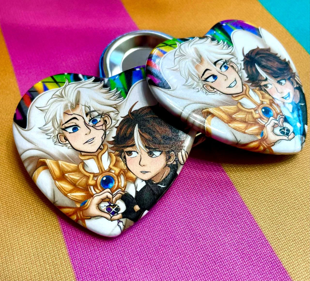 Top Tier Hero X Ship Heart Buttons: NIce