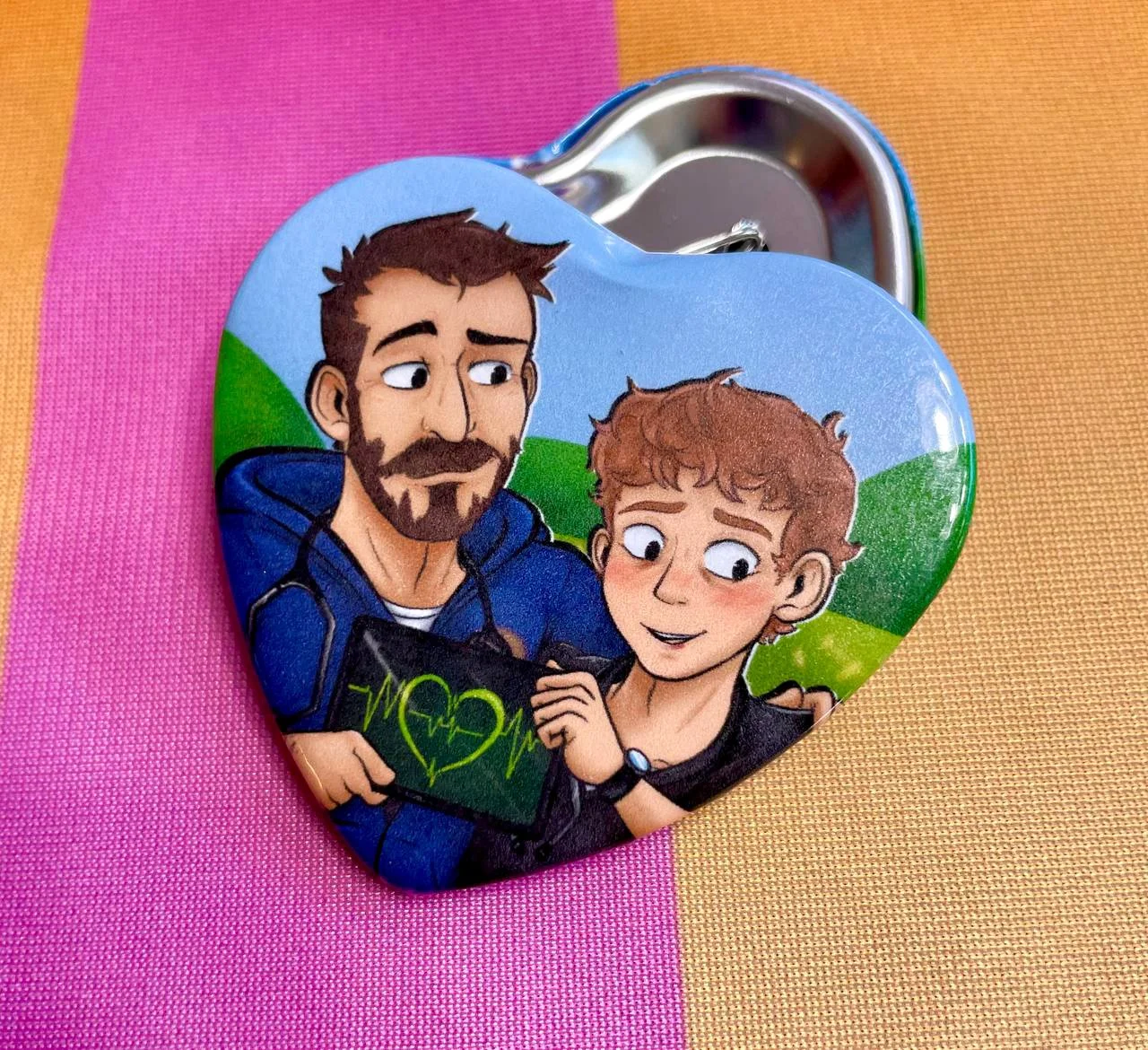 Doctors Heart Button: HuckleRobby