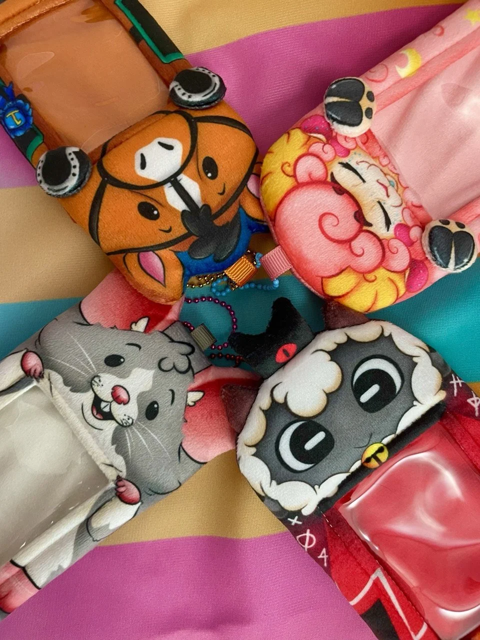 Plush Photo Frames: Horse, Rat, Sheep, Lamb