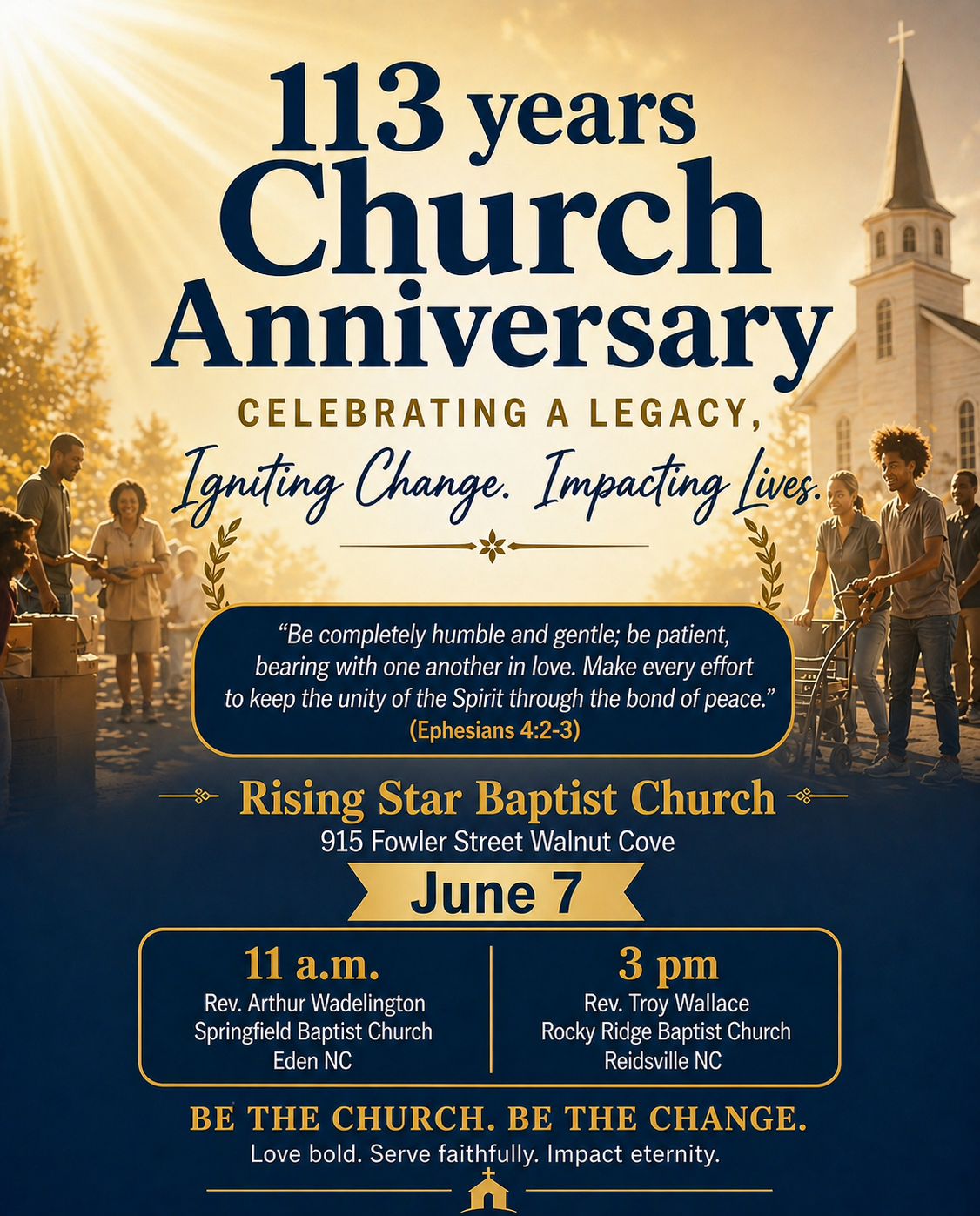 113th Church Anniversary