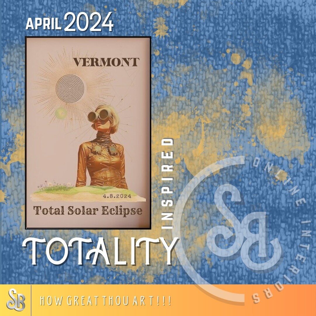 🌝🌚 I'm super psyched about living in Vermont for TOTAL SOLAR ECLIPSE 2024! 

🌓 I'm taking the afternoon off to share this once in our lifetime event with my hubby!

🌒 Where will you be?

🌚 Do you live in the path of totality??

😎 HAVE FUN + BE 