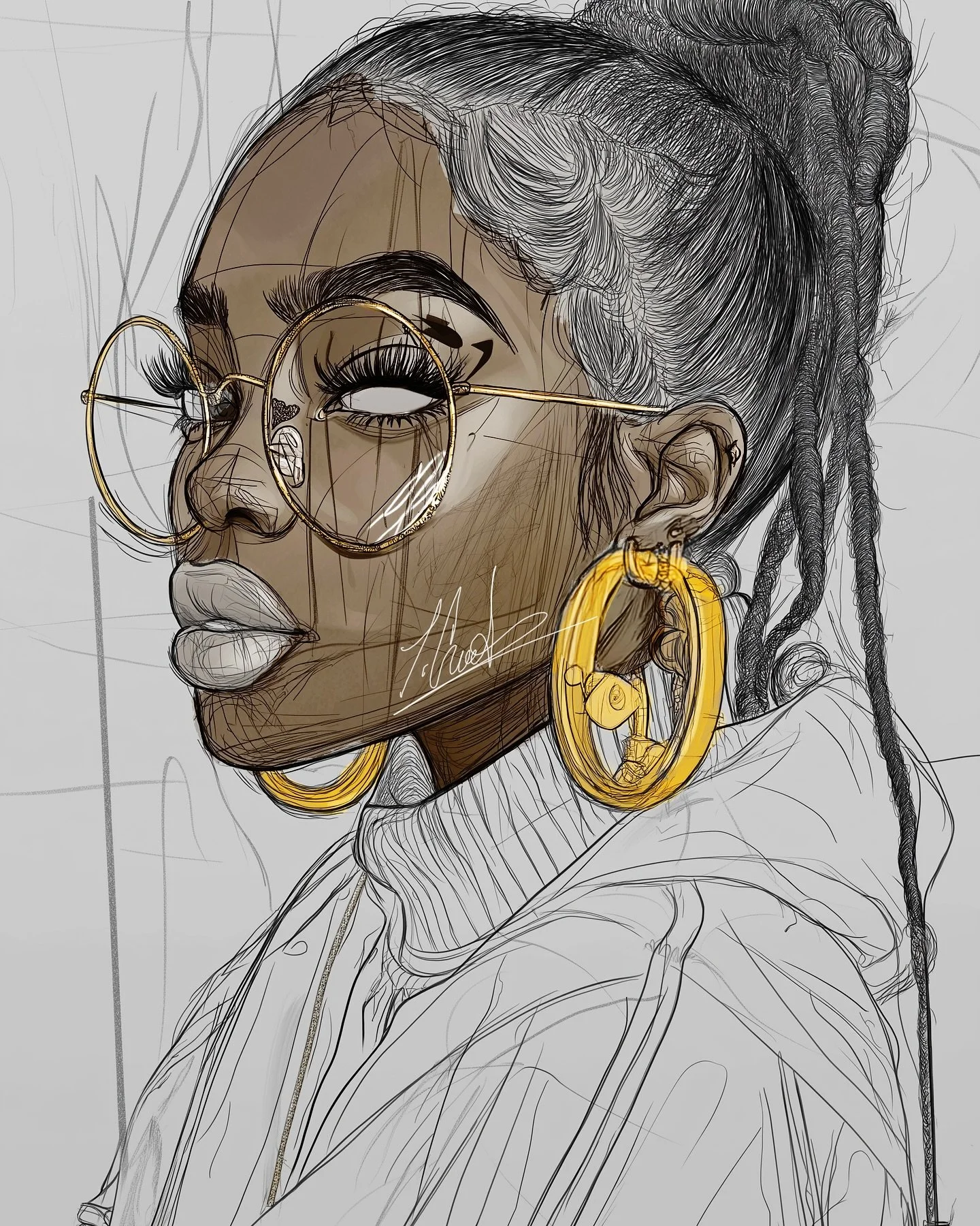 TATICROOKS.COM&hellip;. NEW TING🎨🖌️&hellip;. Should I finish it?

#digitalart #procreate #illustration