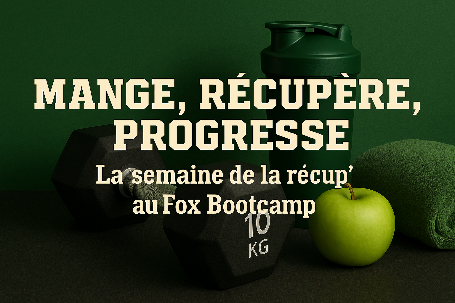 Mange, Récupère, Progresse : la Semaine de la Récup’ au Fox Bootcamp