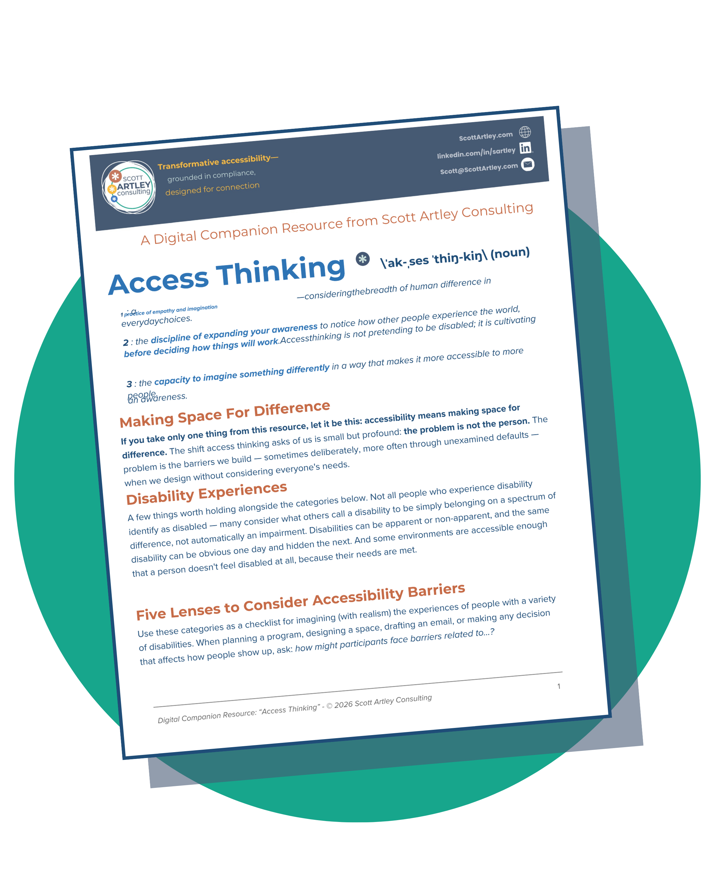 Thumb image of Access Thinking page