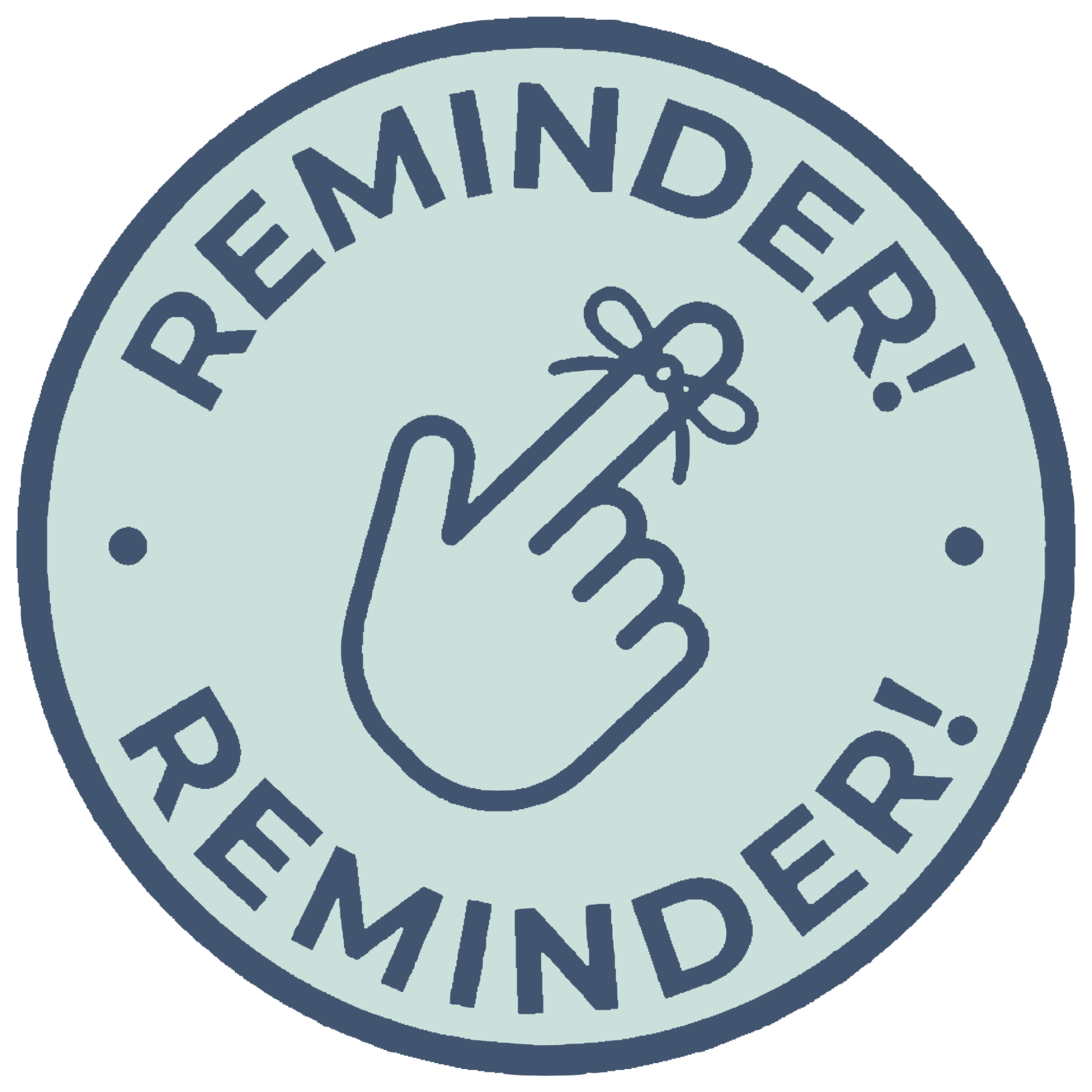 Circular Reminder badge