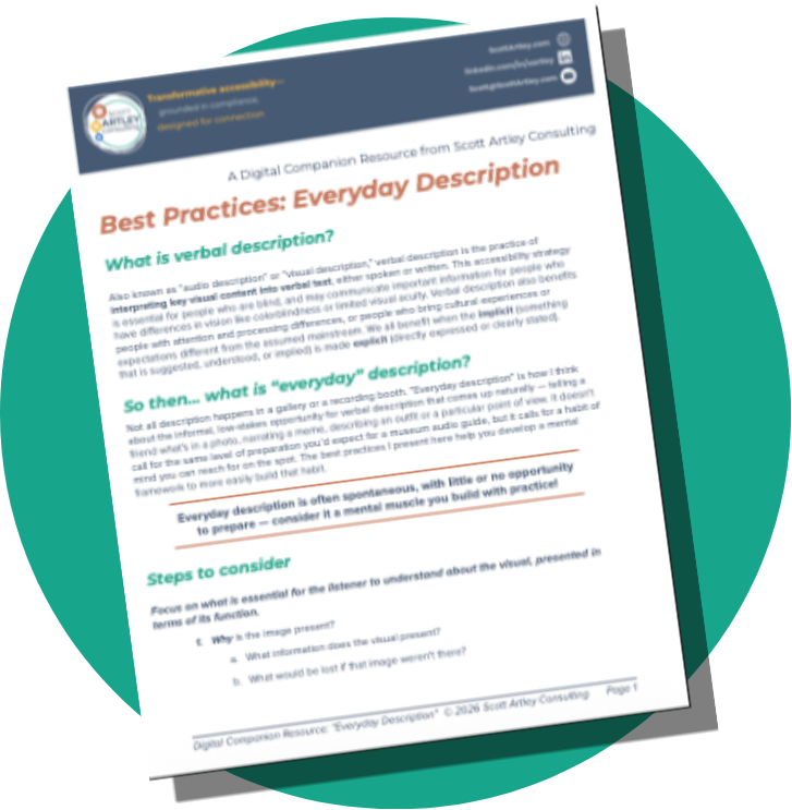 Thumbnail image of the PDF Best Practices: Everyday Description resource