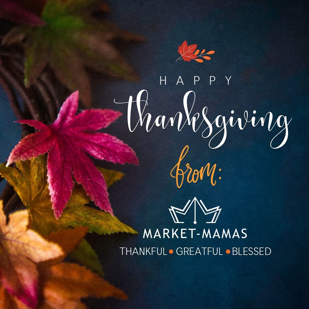 Happy Thanksgiving from Market Mamas!🦃🥧🍽️ Here&rsquo;s to counting all our blessings today and NOT the calories. 😜😋 Enjoy! #thanksgiving #turkey #harvest #grateful #thankful #blessed #family #love #abundance #daytrader #podcast #stockmarket