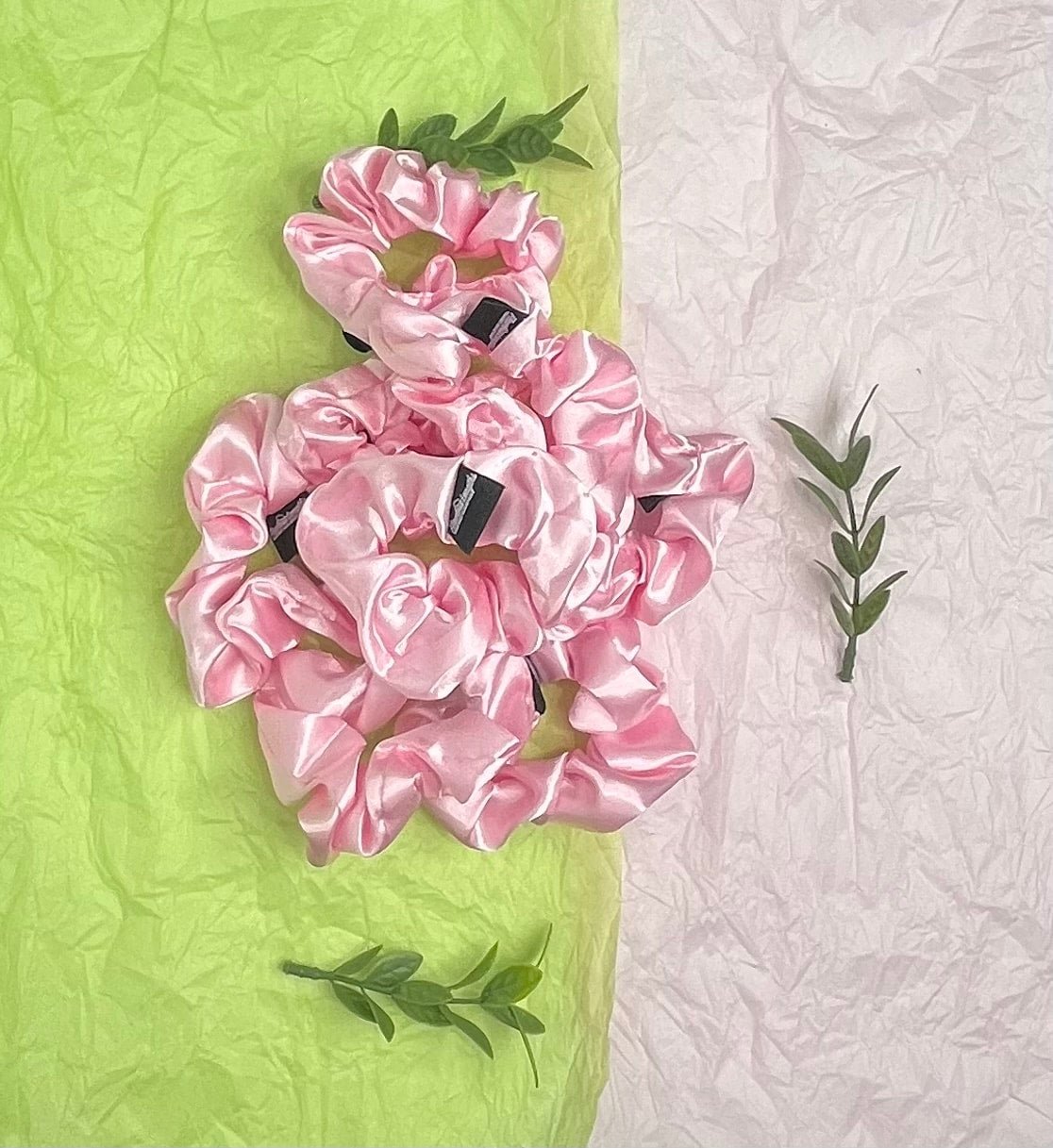 Flawless Lengths Pink Silk Scrunchie 3-Pack: Ottawa, Canada