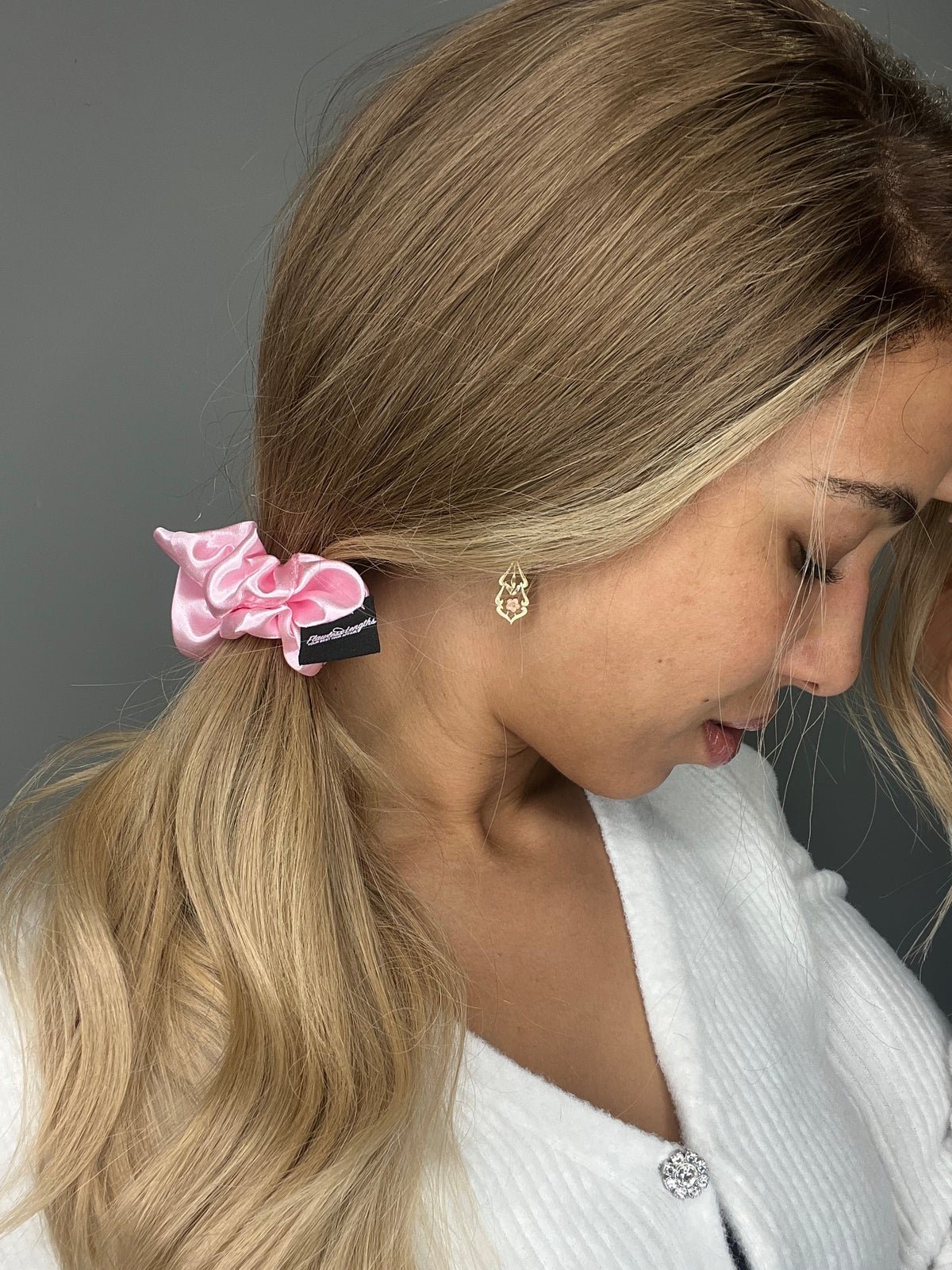 Flawless Lengths Pink Silk Scrunchie 3-Pack: Ottawa, Canada