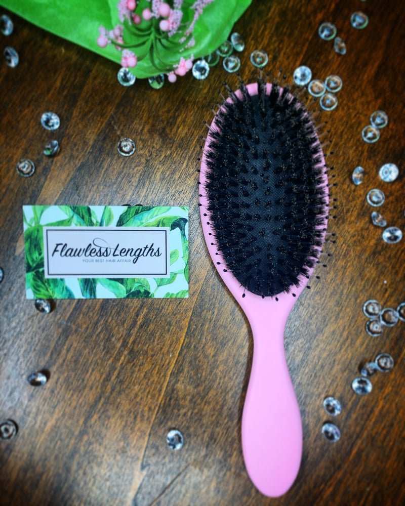 Flawless Lengths Boar Bristle Detangling Brush + Shine Brush: Ottawa, Canada