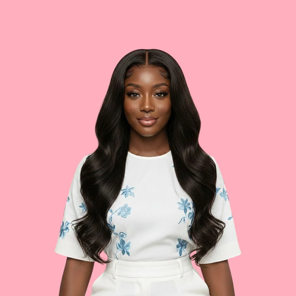 (#3) Semi-Custom Brazilian Virgin Human Hair Wig (Darkskin)