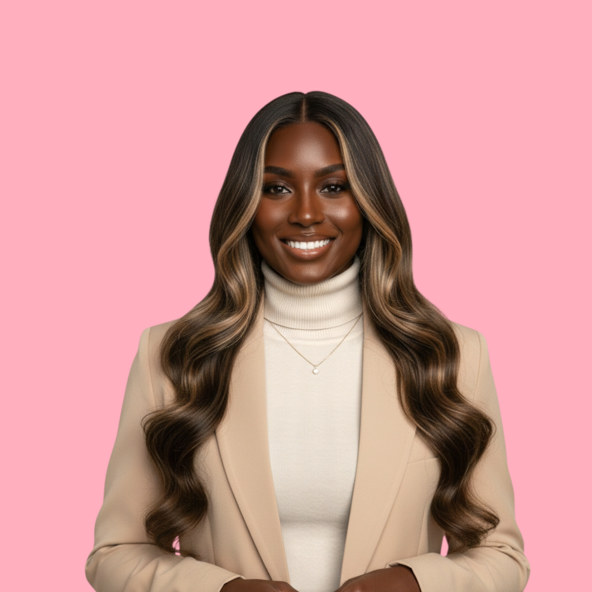 (#N263) Semi-Custom Blonde Money Piece (Darkskin)