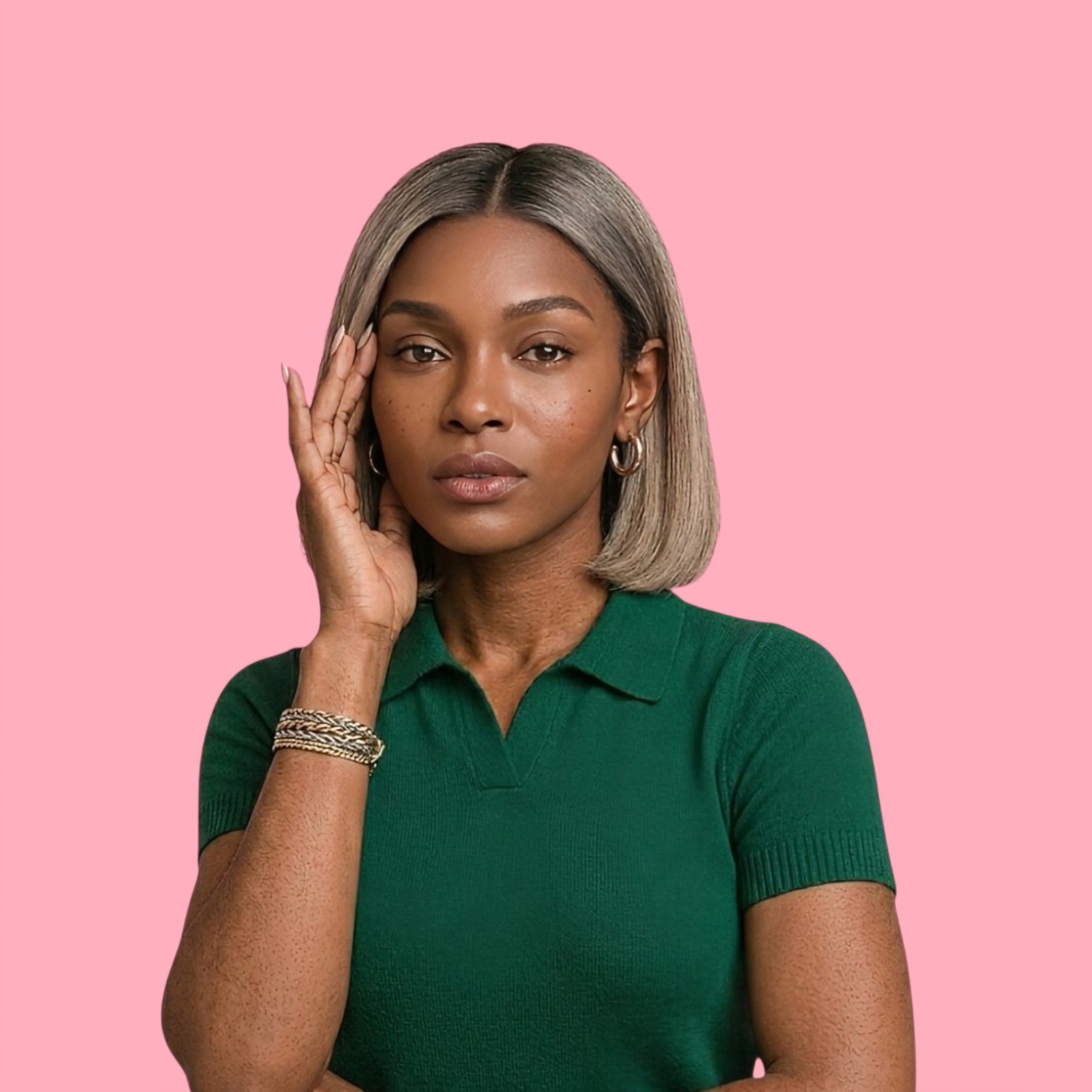 (#N99) Short Semi-Custom Lace Front Brazilian Human Hair