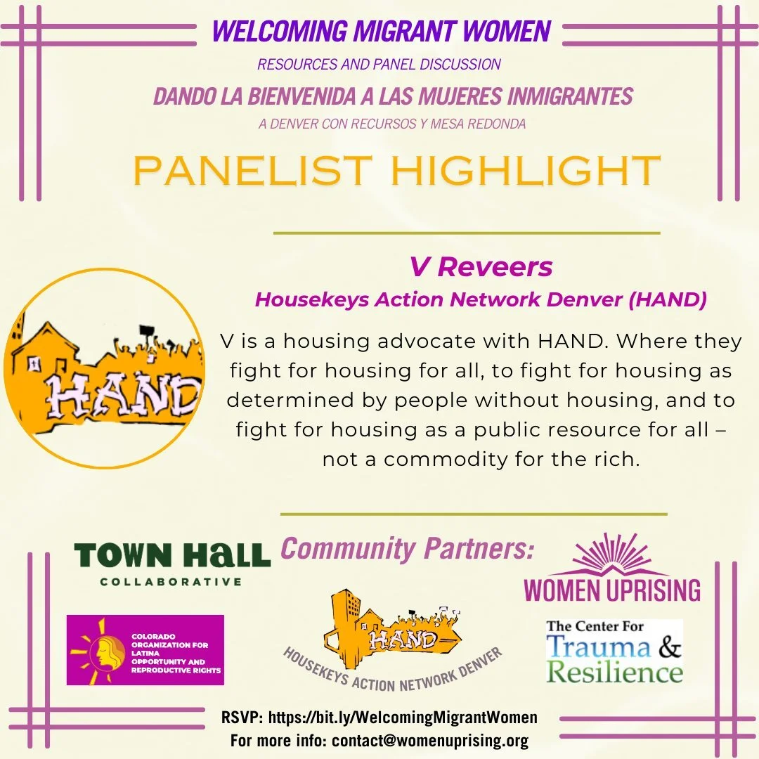We are so excited for Sunday's Event, Welcoming Migrant Women: Discussion, Resources and Clothing Drive, https://www.facebook.com/events/932539961872909. In celebration want to share our panelists over the next few days. We hope to see you on Sunday;