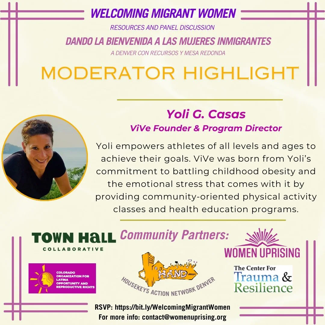 We are so excited for Sunday's Event, Welcoming Migrant Women: Discussion, Resources and Clothing Drive, https://www.facebook.com/events/932539961872909. In celebration, we want to share our panelists over the next few days. We hope to see you on Sun