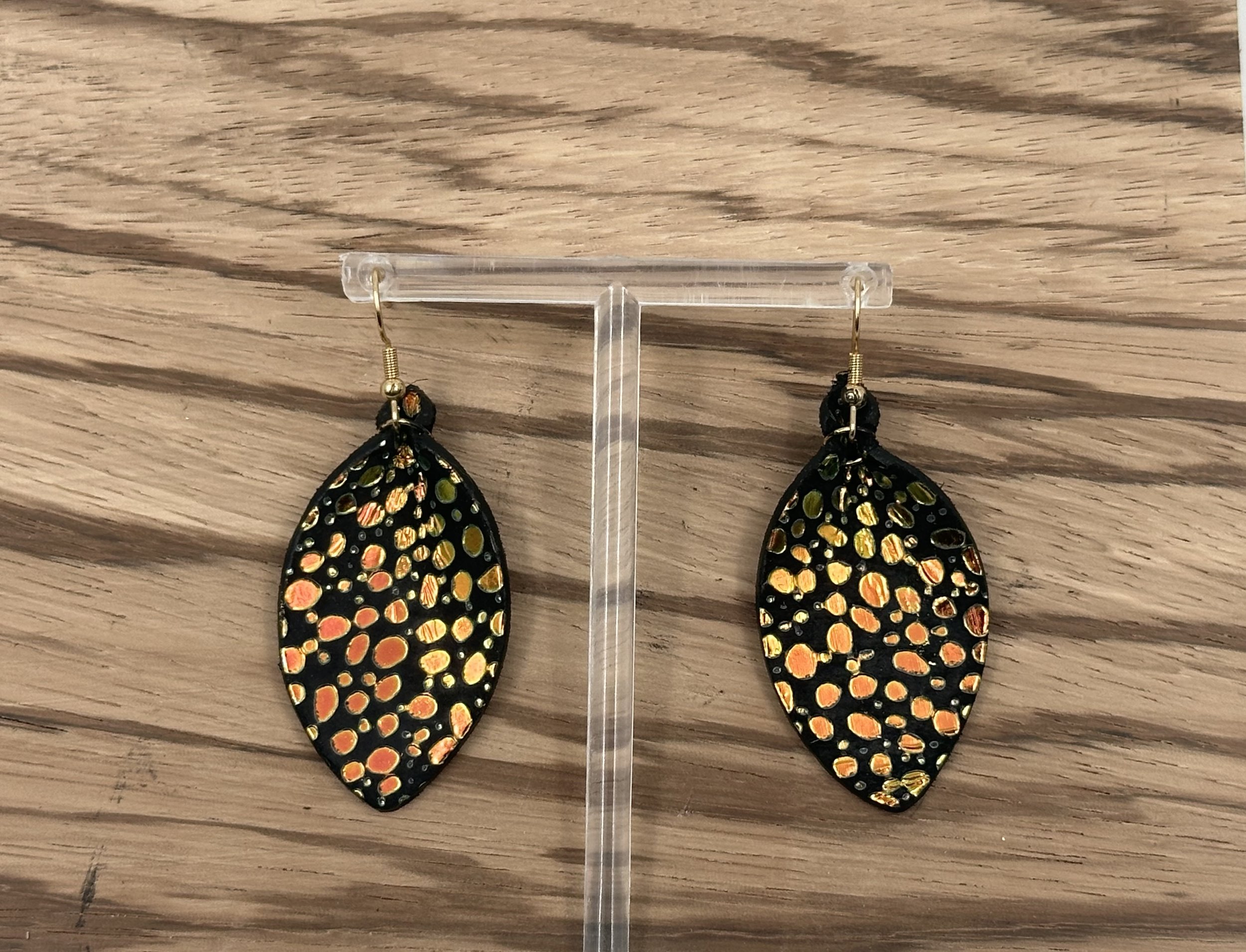 Leather Earings